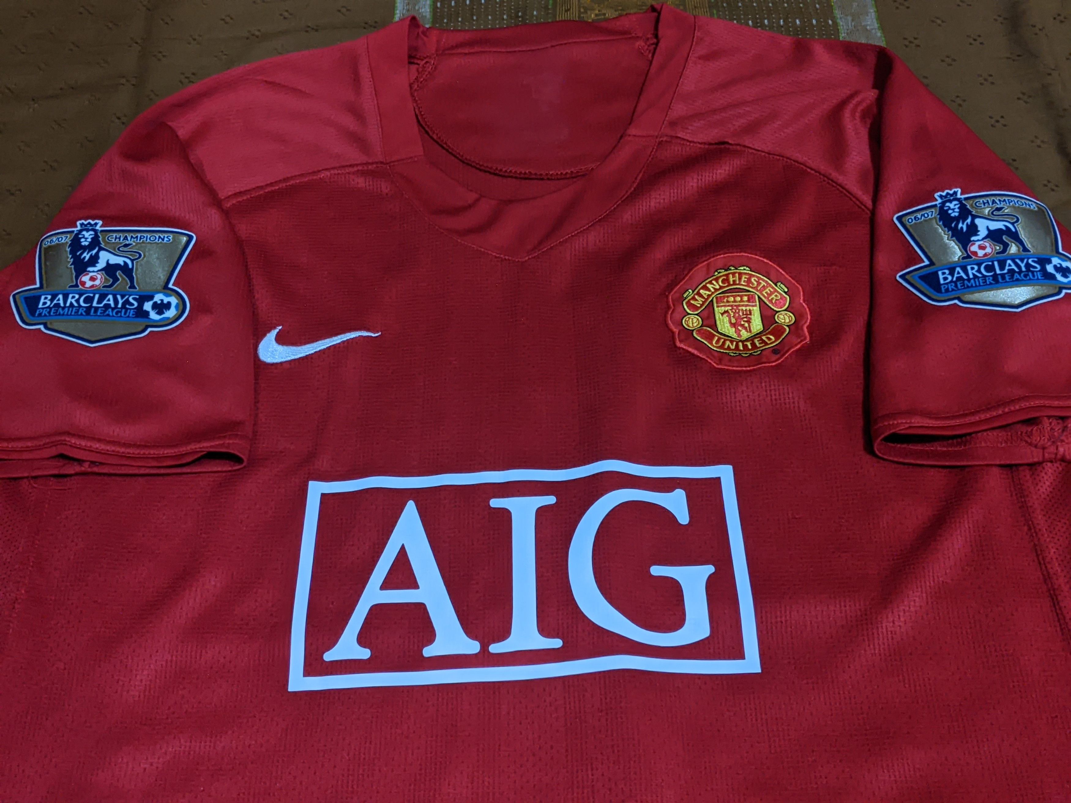 Vintage Manchester united 2007 Home Jersey Cristiano Ronaldo 7 Size US L / EU 52-54 / 3 - 4 Thumbnail