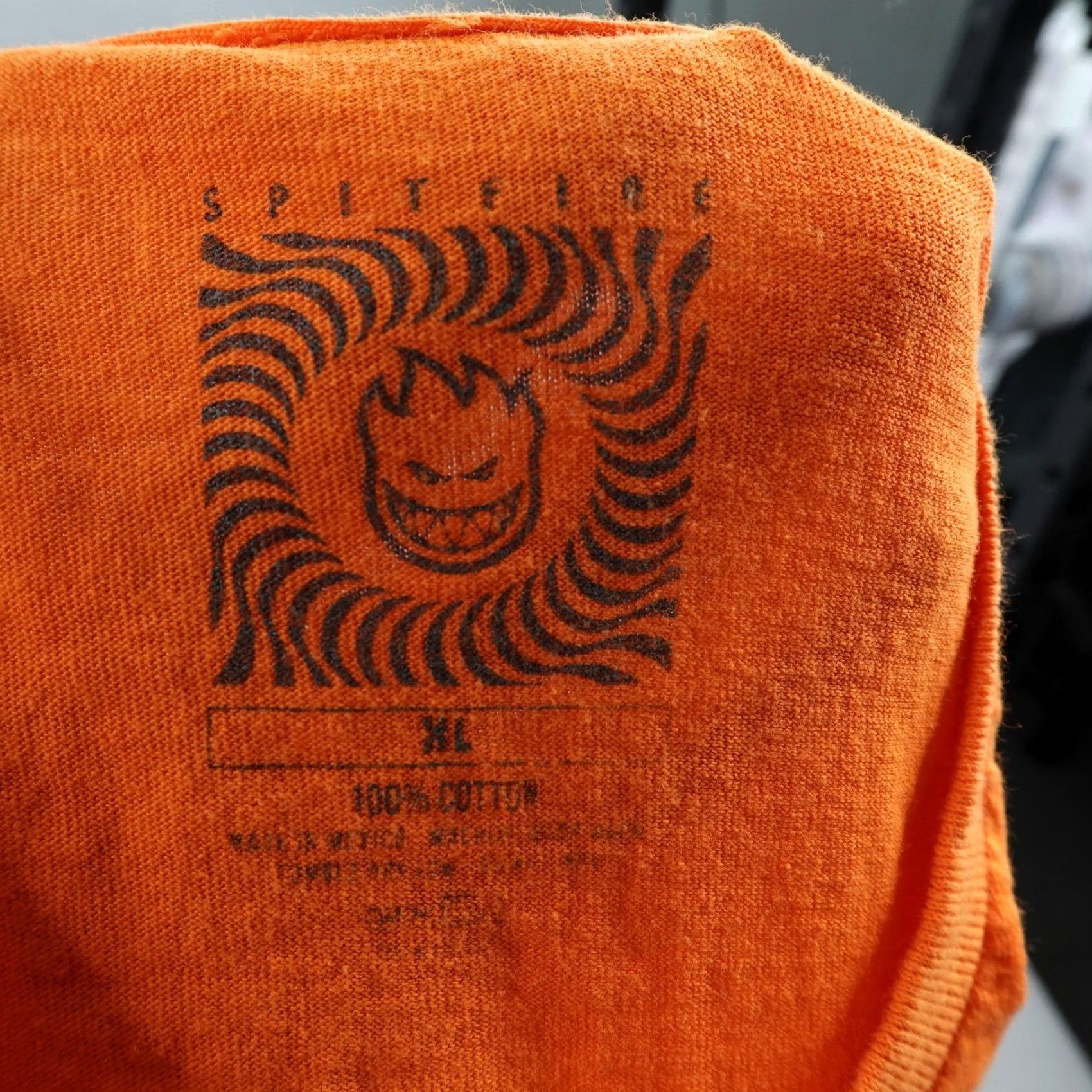 Spitfire Spitfire Shirt Mens XL Orange Skater Flame Guy Short Sleeve Skateboarding Skate Size US XL / EU 56 / 4 - 7 Thumbnail