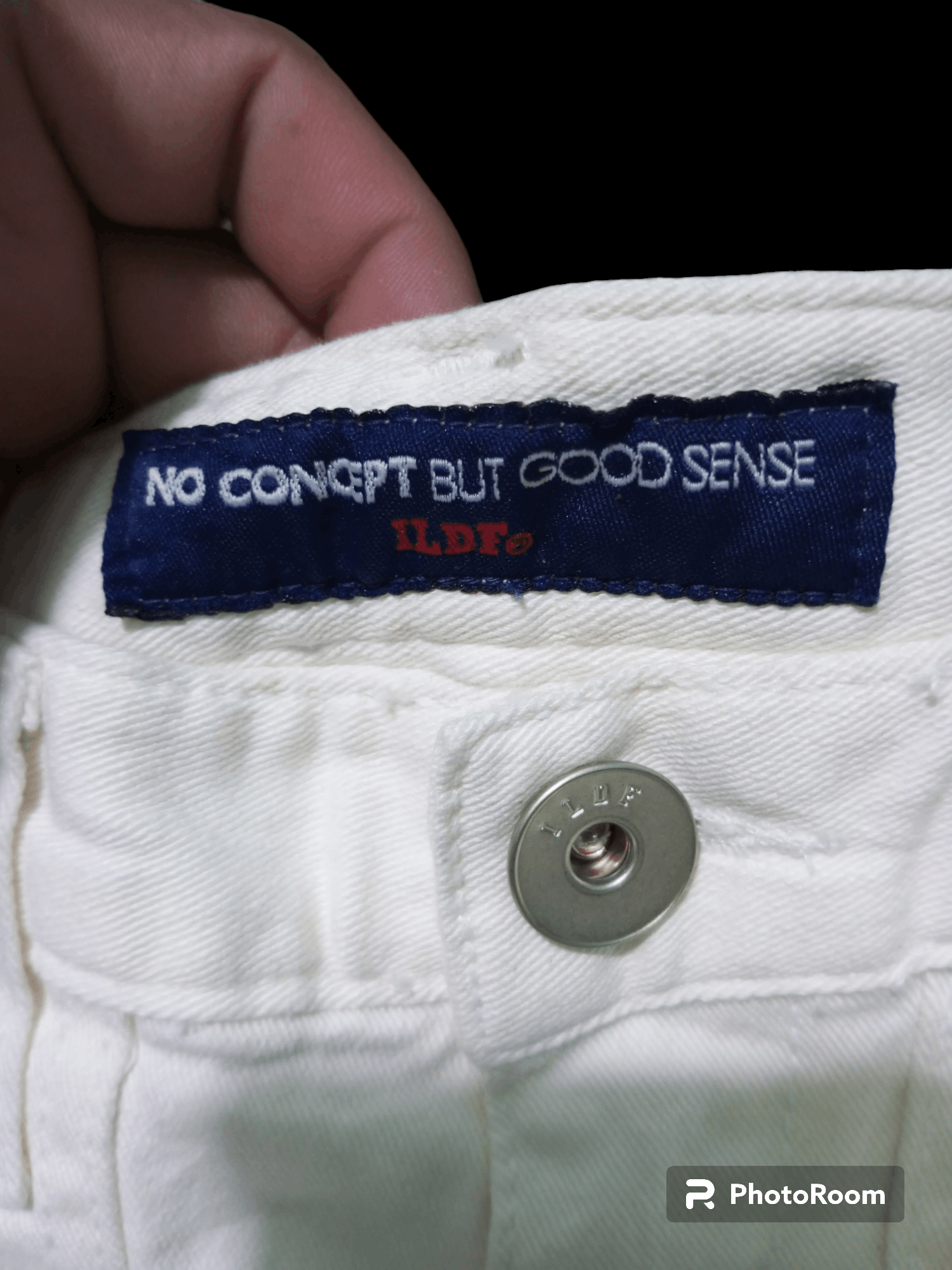 Hysteric Glamour Vintage ILDF Multi zipper distressed white denim jeans Size US 29 - 5 Thumbnail
