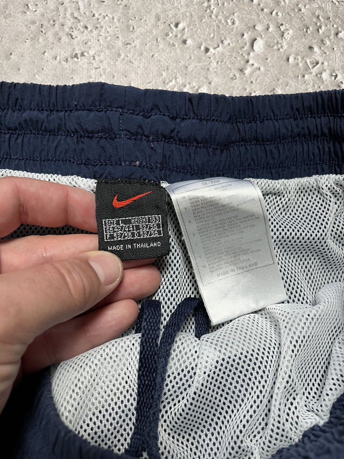 Japanese Brand × Nike × Vintage Y2k Vintage Shorts Nike Big Swoosh Size US 34 / EU 50 - 4 Thumbnail