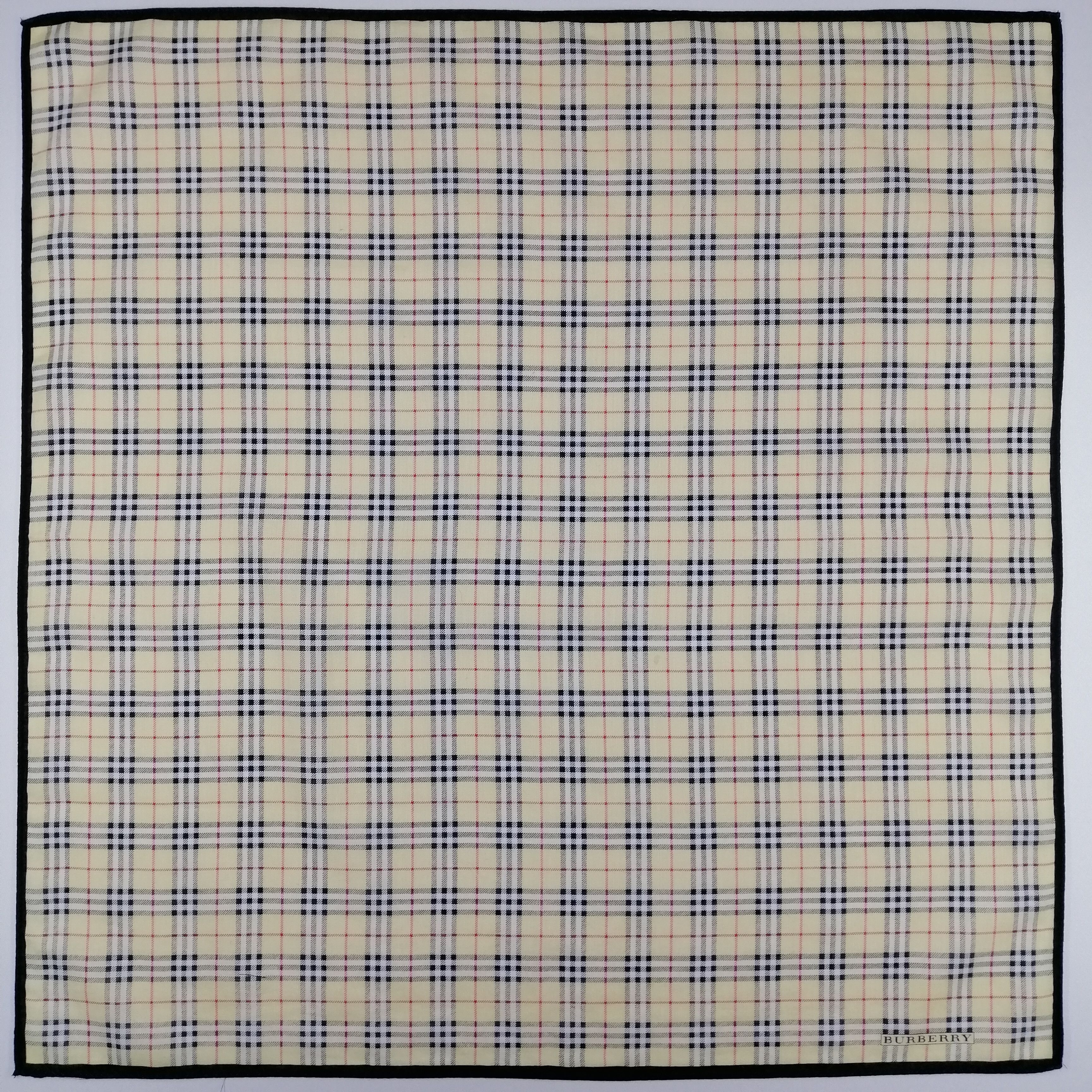 Burberry × Vintage Burberry Handkerchief/Neckerchief/Bandana-KD2182 Size ONE SIZE - 2 Thumbnail