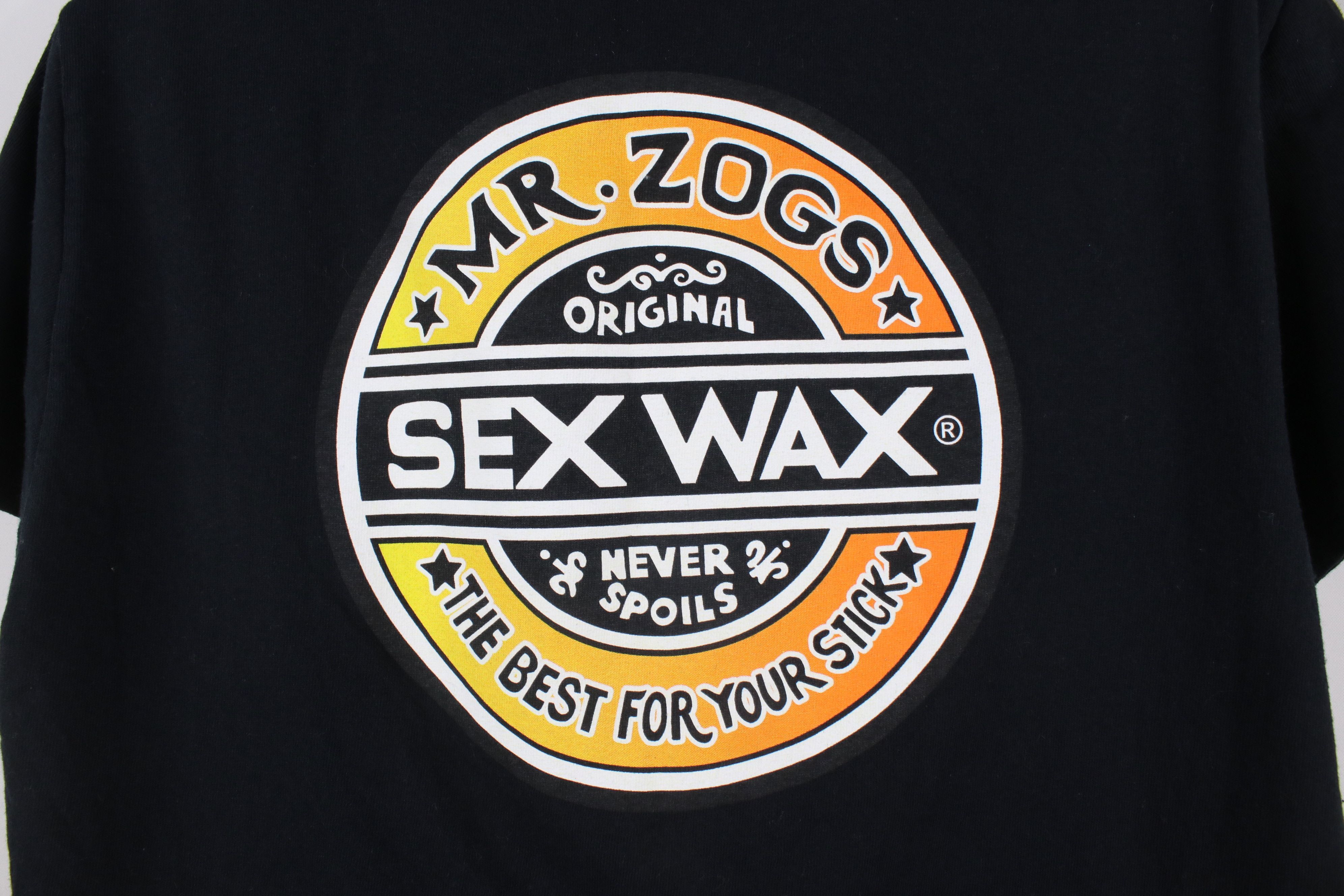 Vintage Vintage 90s Y2K Mr Zogs Sex Wax Skateboard Surf T-Shirt Size US S / EU 44-46 / 1 - 9 Thumbnail