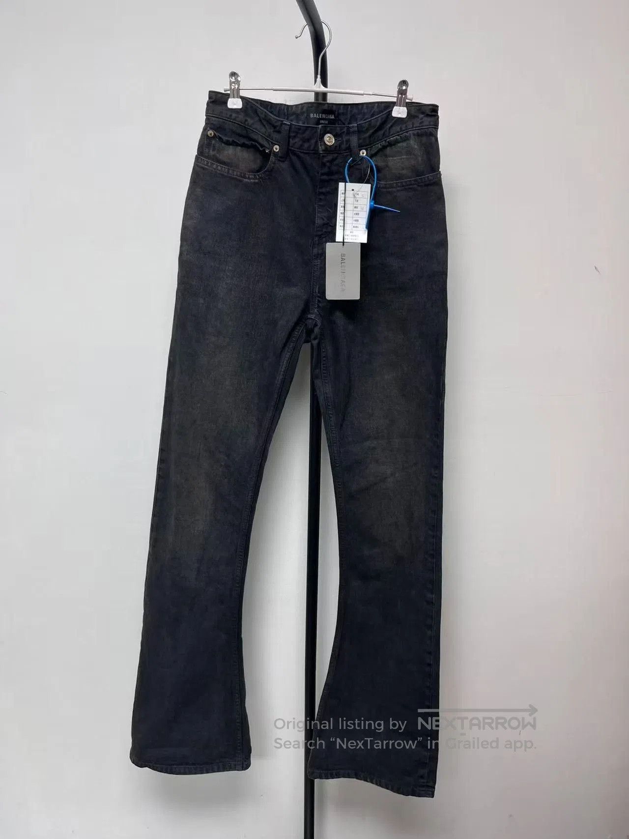 Balenciaga Balenciaga Solid Slim Zip Jeans Men. Size US 28 / EU 44 - 1 Thumbnail