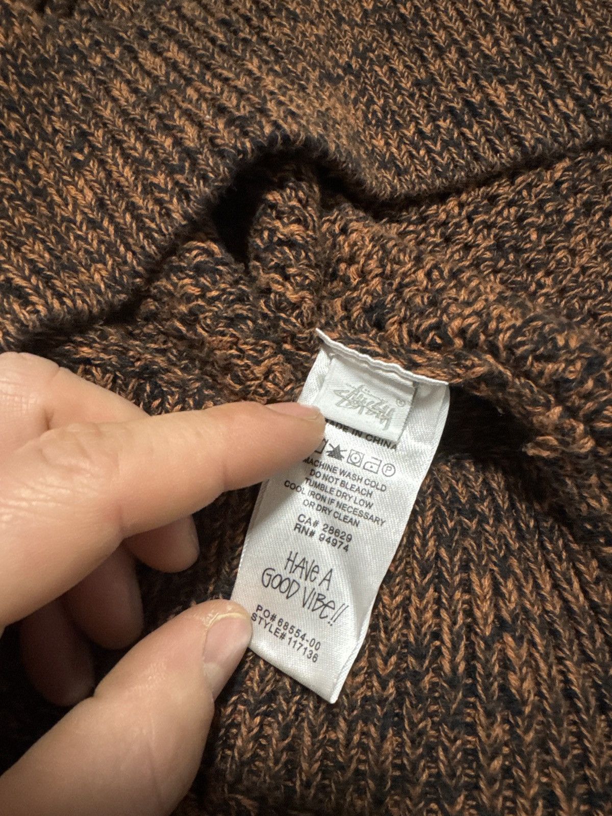 Stussy Stussy rare knit Size US L / EU 52-54 / 3 - 2 Thumbnail