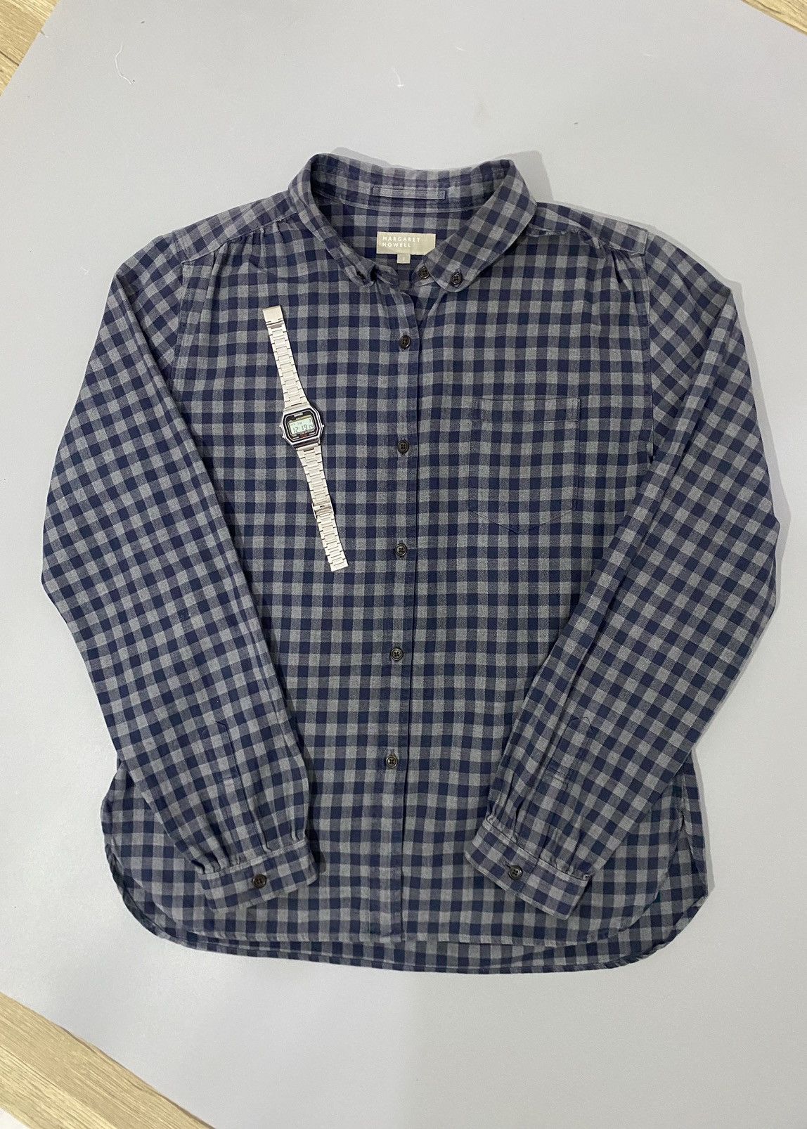 Margaret Howell 💥Plaid💥Margaret Howell Buttons Shirt Size US M / EU 48-50 / 2 - 1 Thumbnail