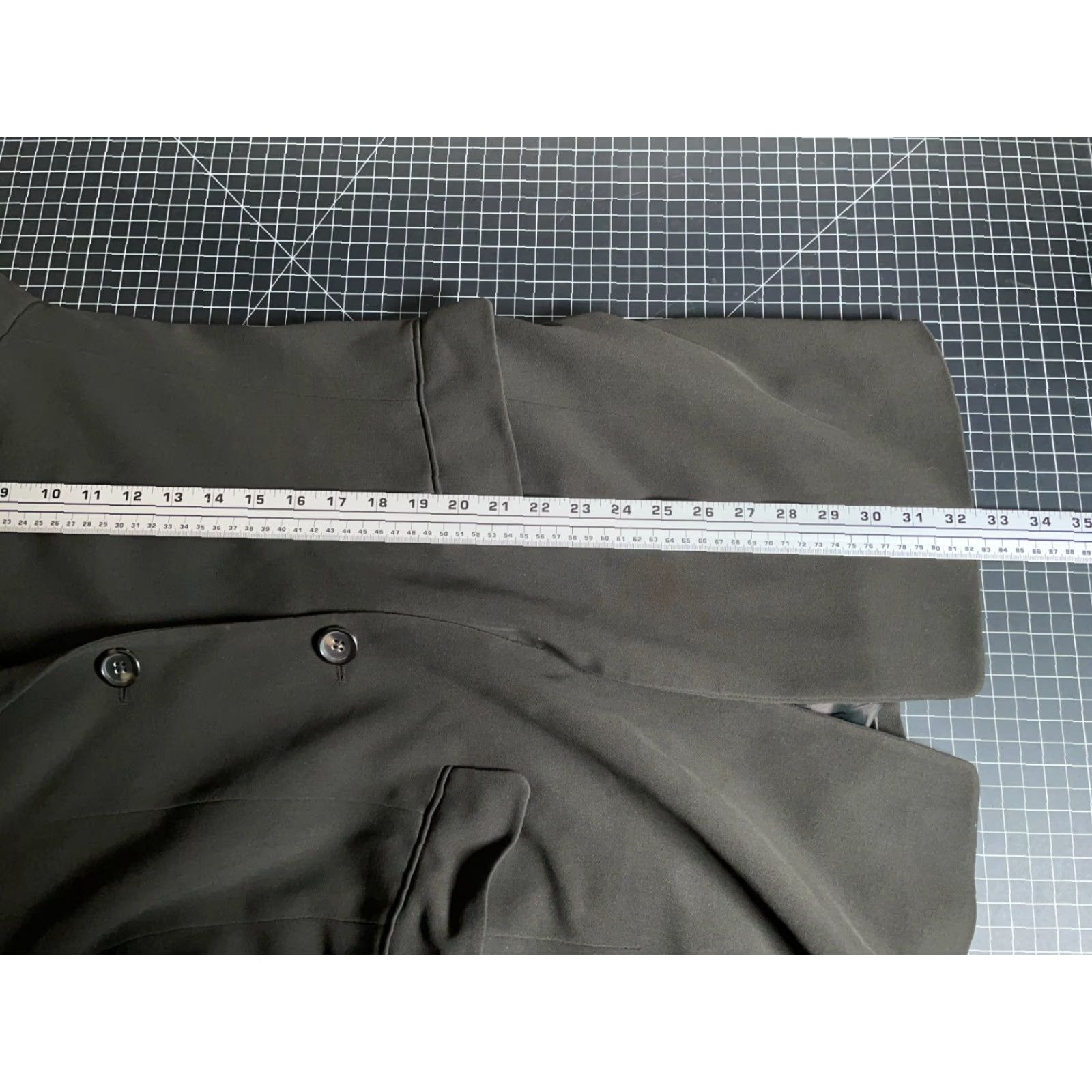 Jil Sander VINTAGE Jil Sander Jacket Women's EU 34 Dark Green Wool Long Blazer 2 XS Regular Germany Mens? Size XS / US 0-2 / IT 36-38 - 7 Thumbnail