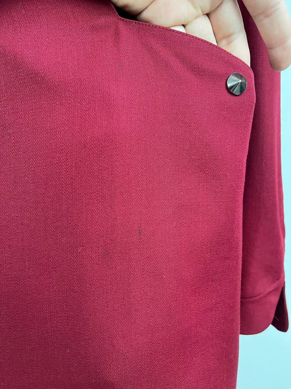 Thierry Mugler Archive Thierry Mugler Paris Burgundy Wool Blazer Dress Size M / US 6-8 / IT 42-44 - 10 Thumbnail