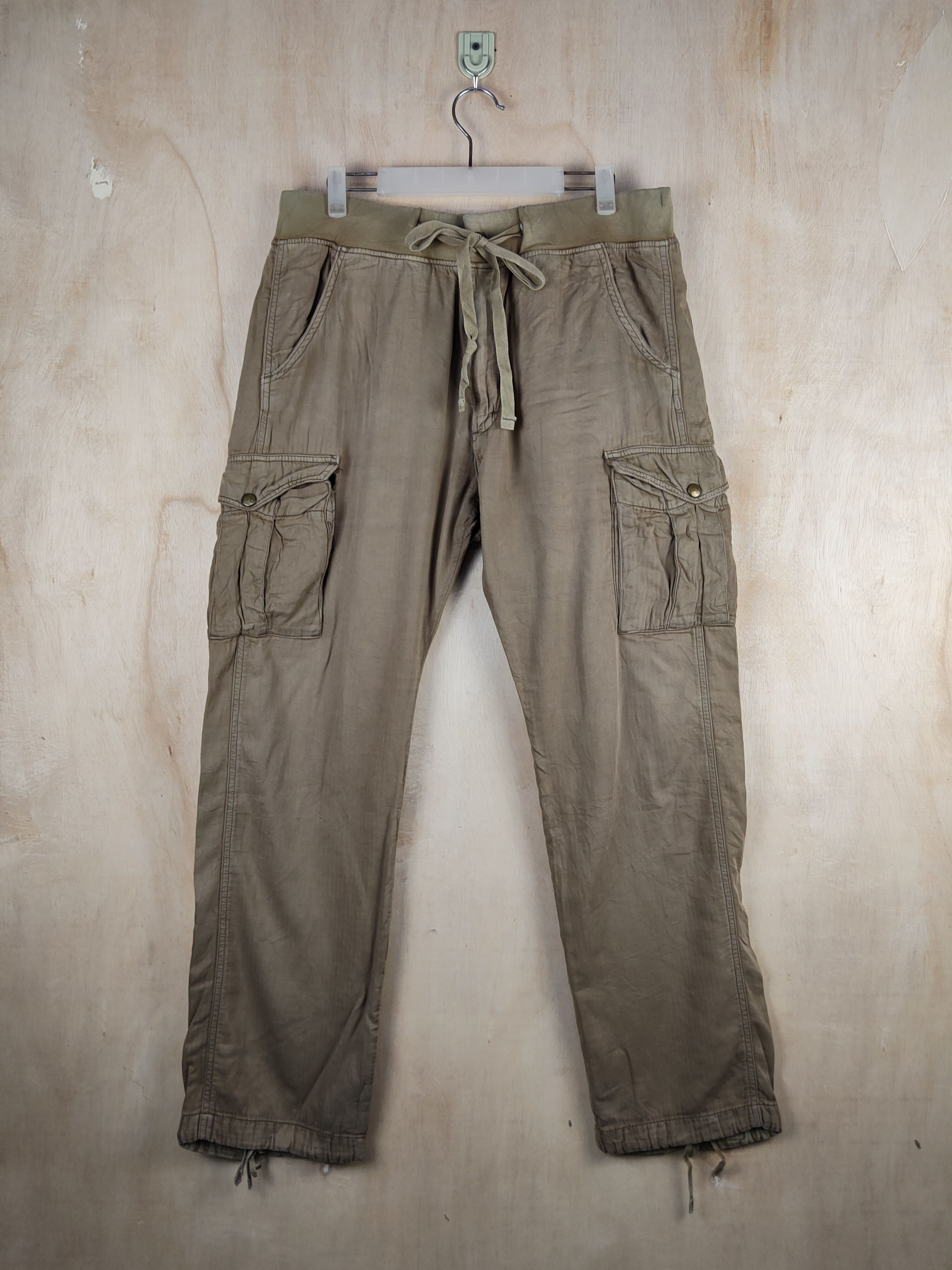 image of Lee Brown Faded Multipocket Tactical Cargo Pants S2419, Men's (Size 34)