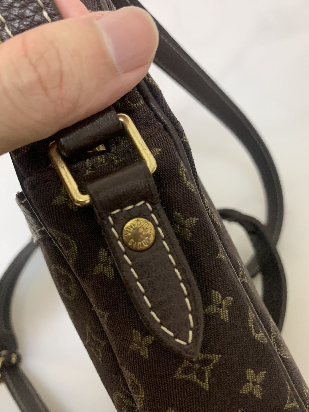 Louis Vuitton Louis Vuitton Monogram Mini Lin Danube Shoulder Bag Size ONE SIZE - 10 Thumbnail