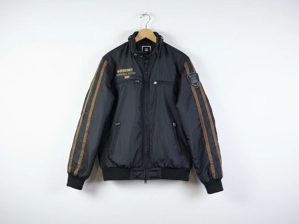 G-Star G-Star RAW Racing Biker Jacket Quilted Lined Black M Size US L / EU 52-54 / 3 - 1 Thumbnail
