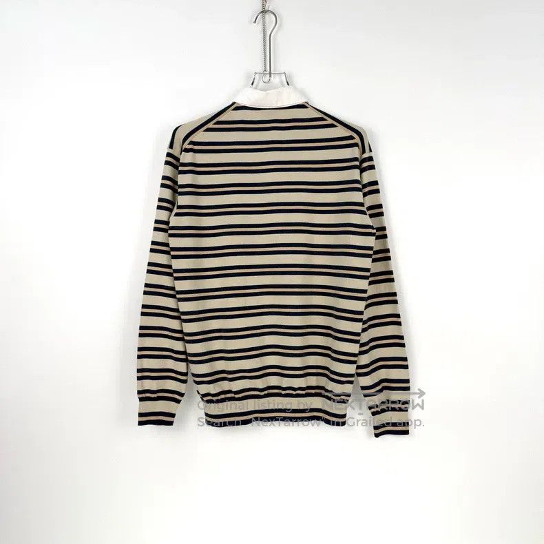Louis Vuitton Louis Vuitton Khaki blue striped mulberry silk and nylon p Size US XS / EU 42 / 0 - 4 Thumbnail