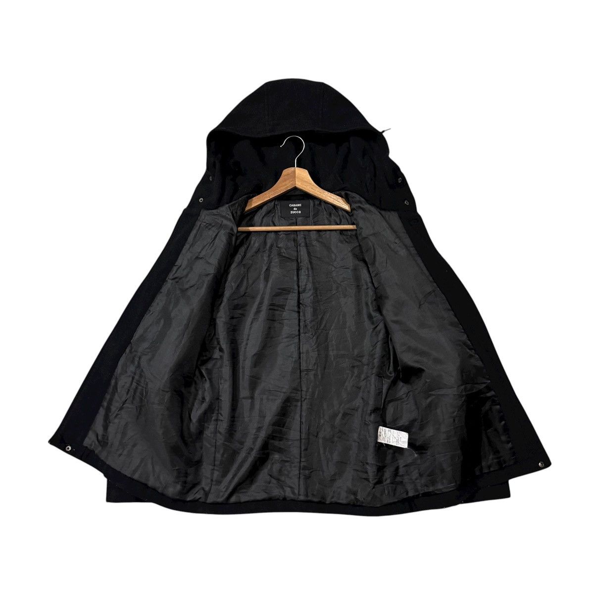 CABANE de ZUCCa Vintage Cabane De Zucca Issey Miyake Wool Duffle Jacket Size US M / EU 48-50 / 2 - 16 Thumbnail