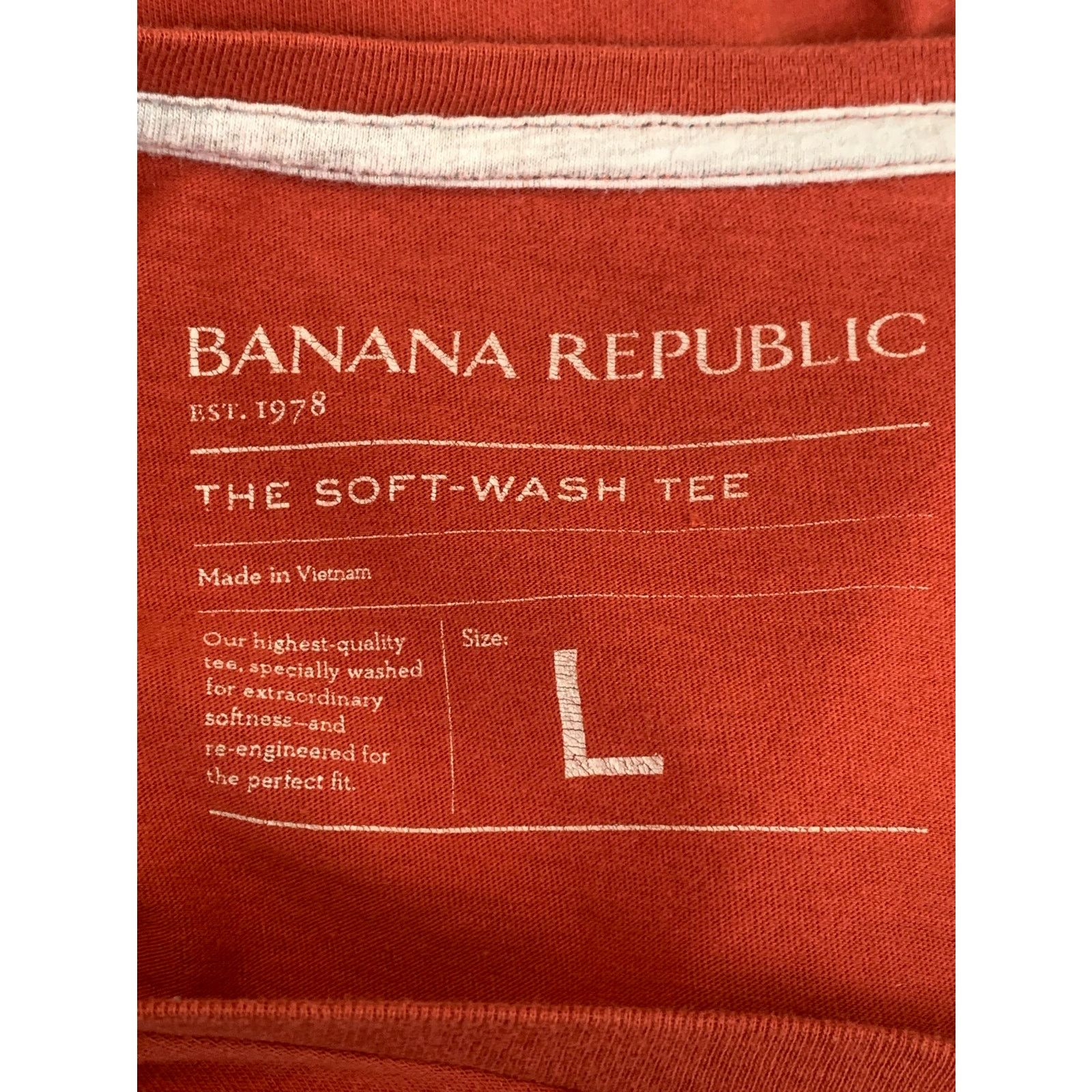 Banana Republic Banana Republic short sleeve men t shirt size Large Size US L / EU 52-54 / 3 - 3 Thumbnail