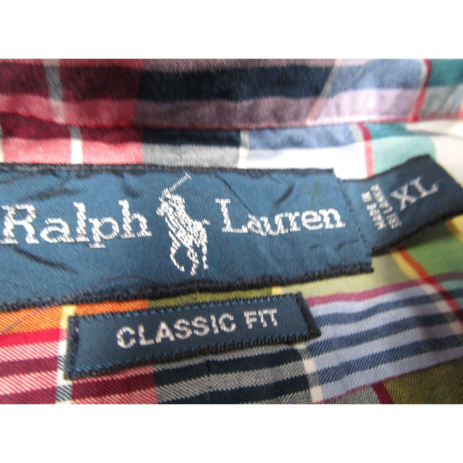 Ralph Lauren Vintage Ralph Lauren Men's XL Red Plaid Button-Up Shirt Long Sleeve Cotton Classic Preppy Size US XL / EU 56 / 4 - 2 Thumbnail