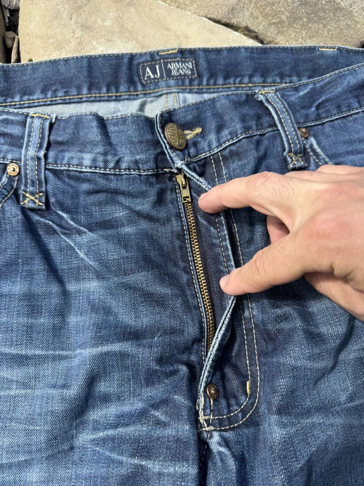 Armani Rare Armani Jeans Very Baggy Pants Size US 40 / EU 56 - 9 Thumbnail