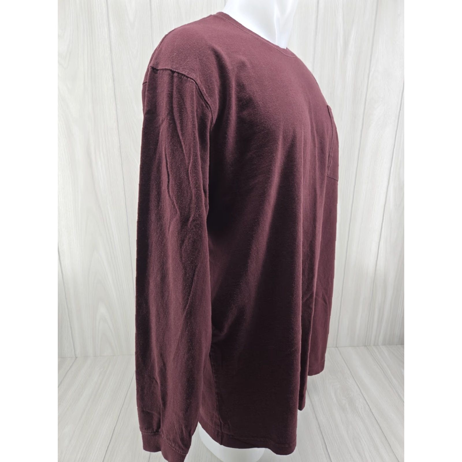 Carhartt Carhartt T-Shirt Men’s XL Tall Maroon Original Fit Long Sleeve Casual Thick Shirt Size US XL / EU 56 / 4 - 5 Thumbnail