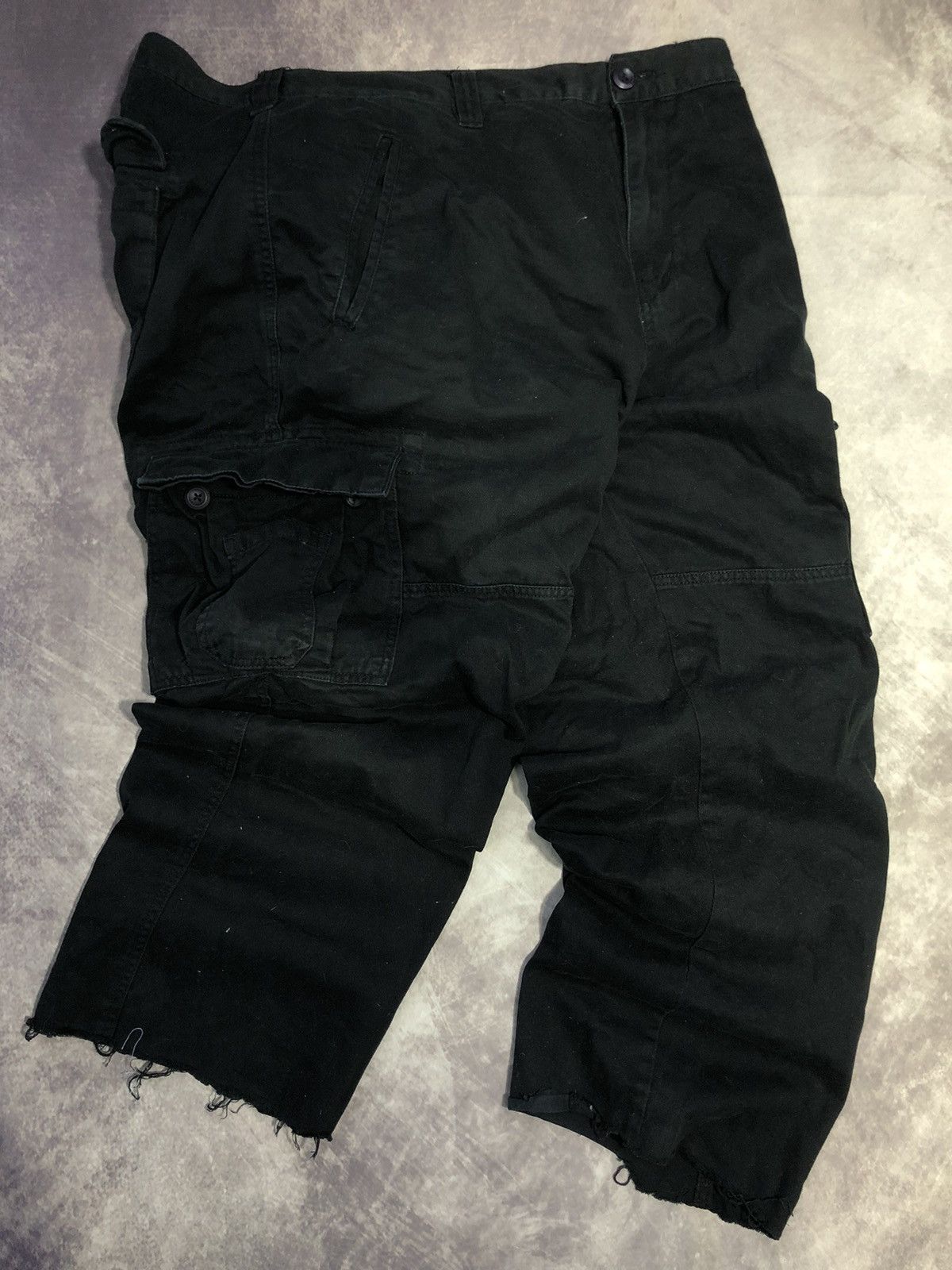 JNCO Vintage Bugle Boy Double Knee Cargo Jeans Y2K Size US 36 / EU 52 - 15 Thumbnail