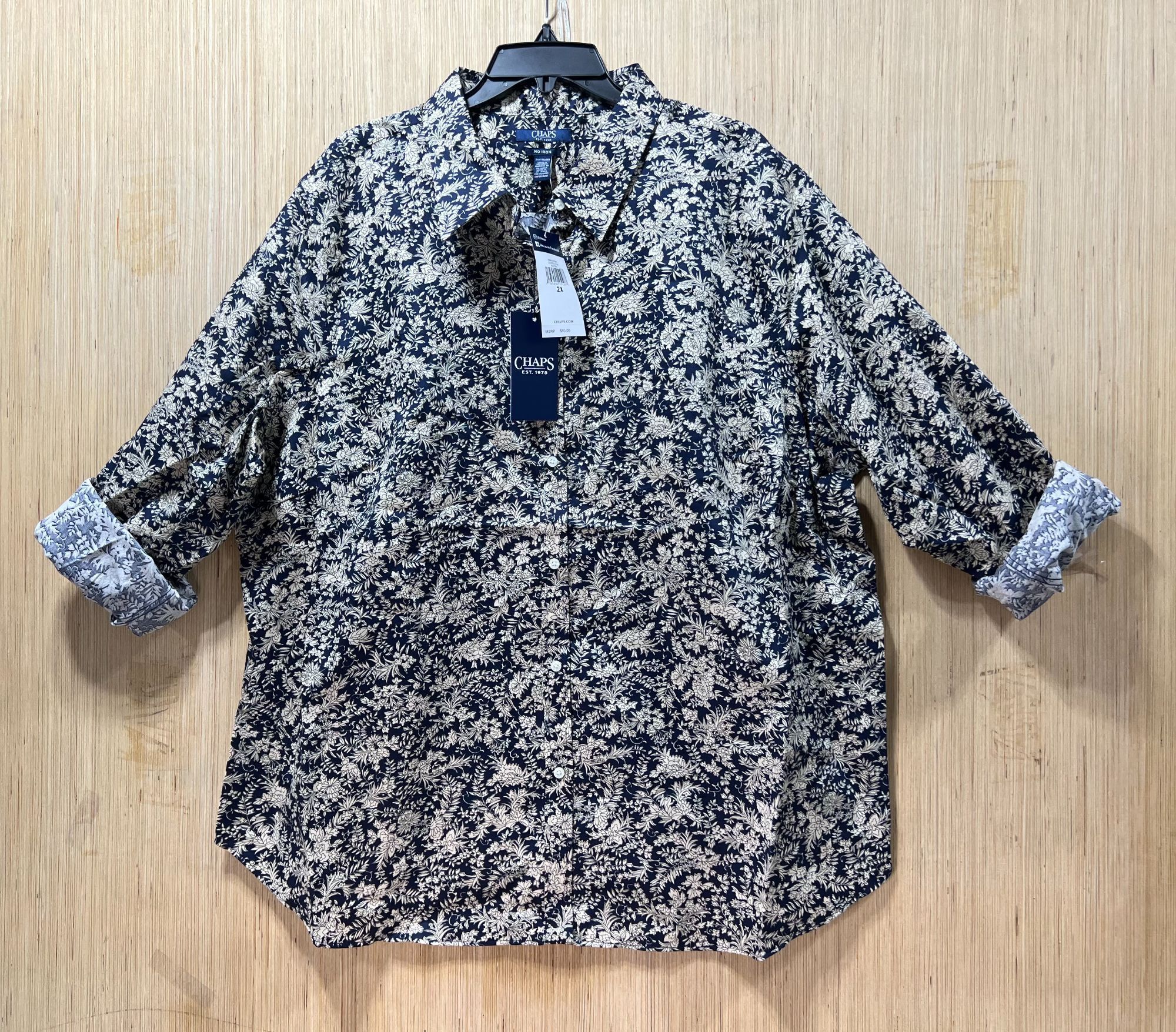 Chaps Chaps - Women’s Tailored Fit Shirt - Defined Waist & Polishe Size XXL / US 16-18 / IT 52-54 - 1 Thumbnail