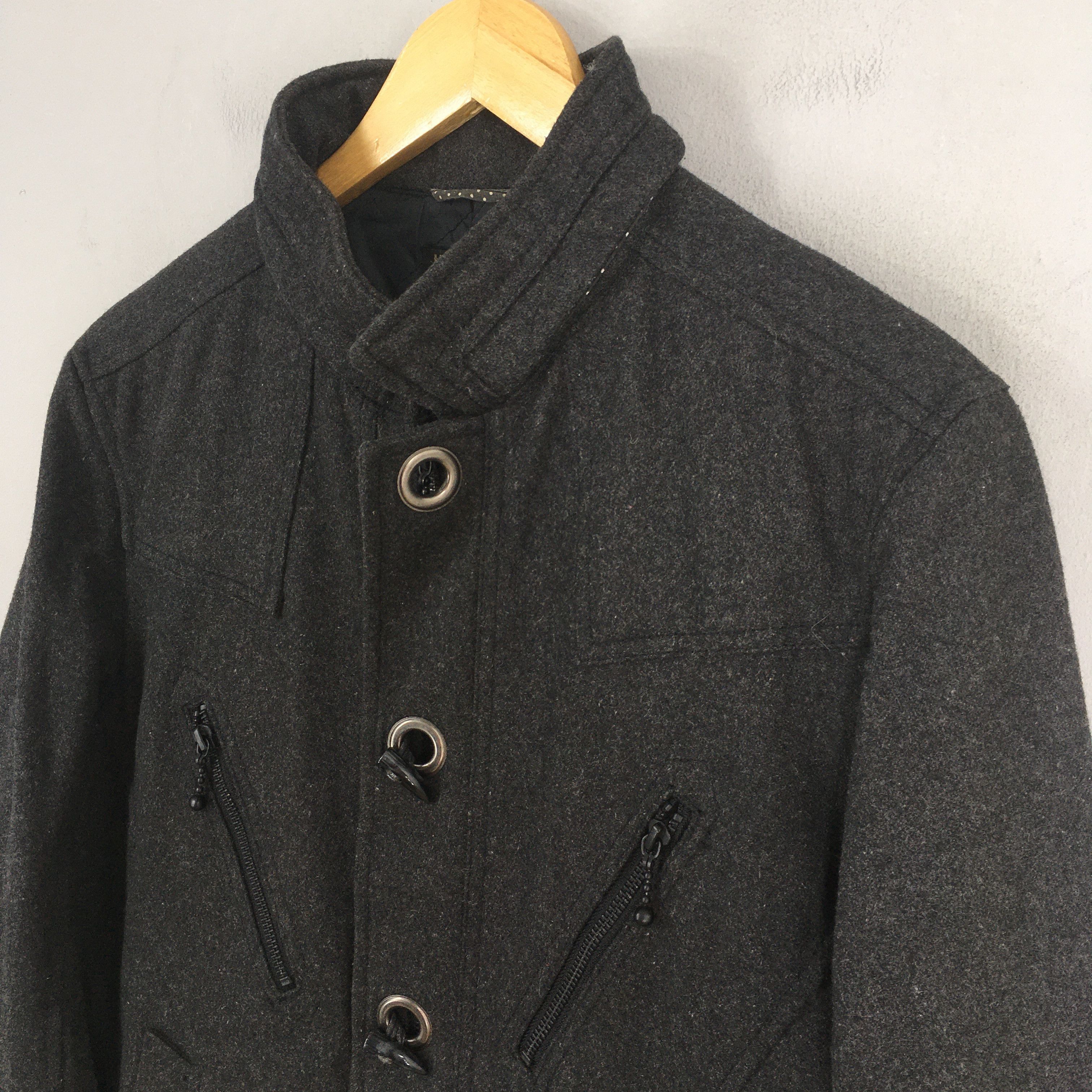 Nicole Club Vintage Nicole Club Men Black Wool Jacket Medium Size US M / EU 48-50 / 2 - 3 Thumbnail