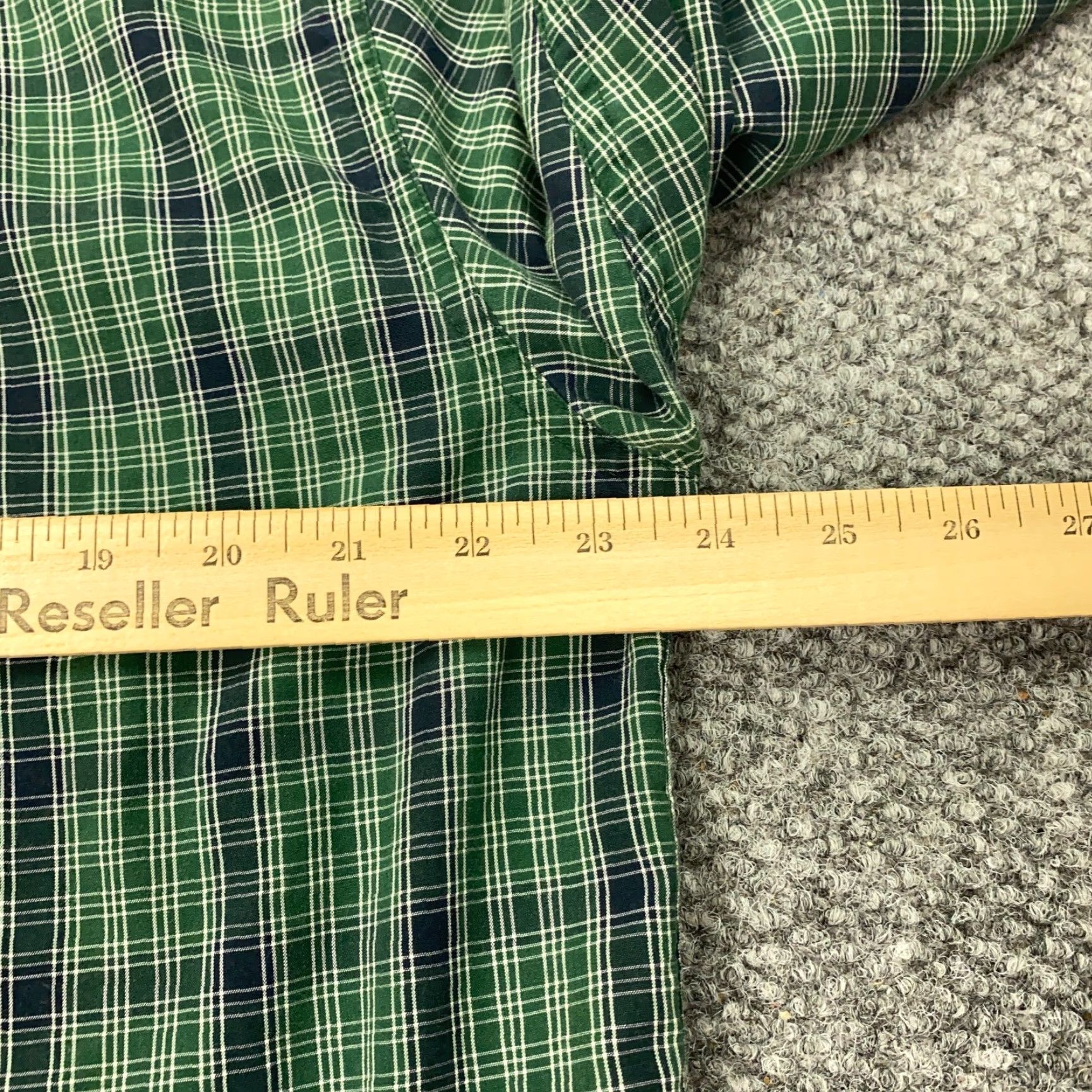 Ralph Lauren VINTAGE Chaps Ralph Lauren Shirt Men Large Green Plaid Button-Down Size US L / EU 52-54 / 3 - 7 Thumbnail