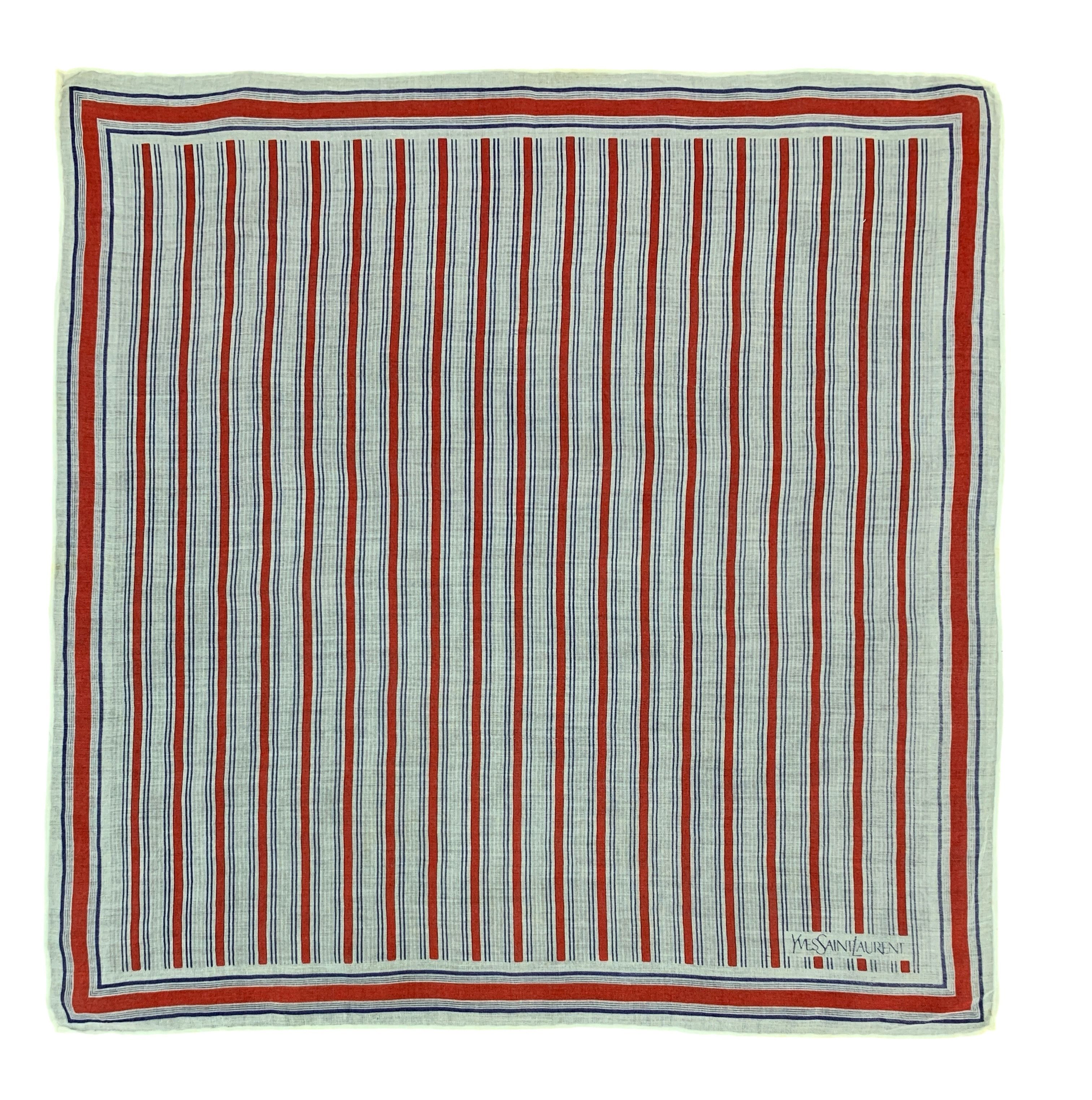 Vintage × Yves Saint Laurent Vintage Yves Saint Laurent Neckerchief/Handkerchief - HKA918 Size ONE SIZE - 2 Thumbnail
