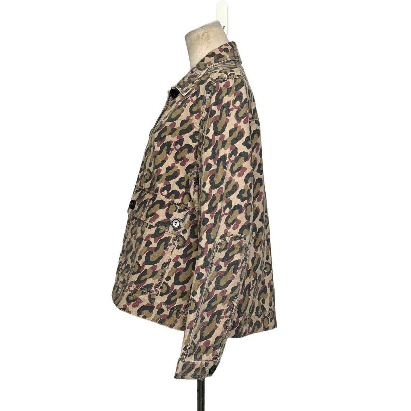 Veronica Beard Veronica Beard leopard print denim button jacket size Large Size L / US 10 / IT 46 - 9 Thumbnail