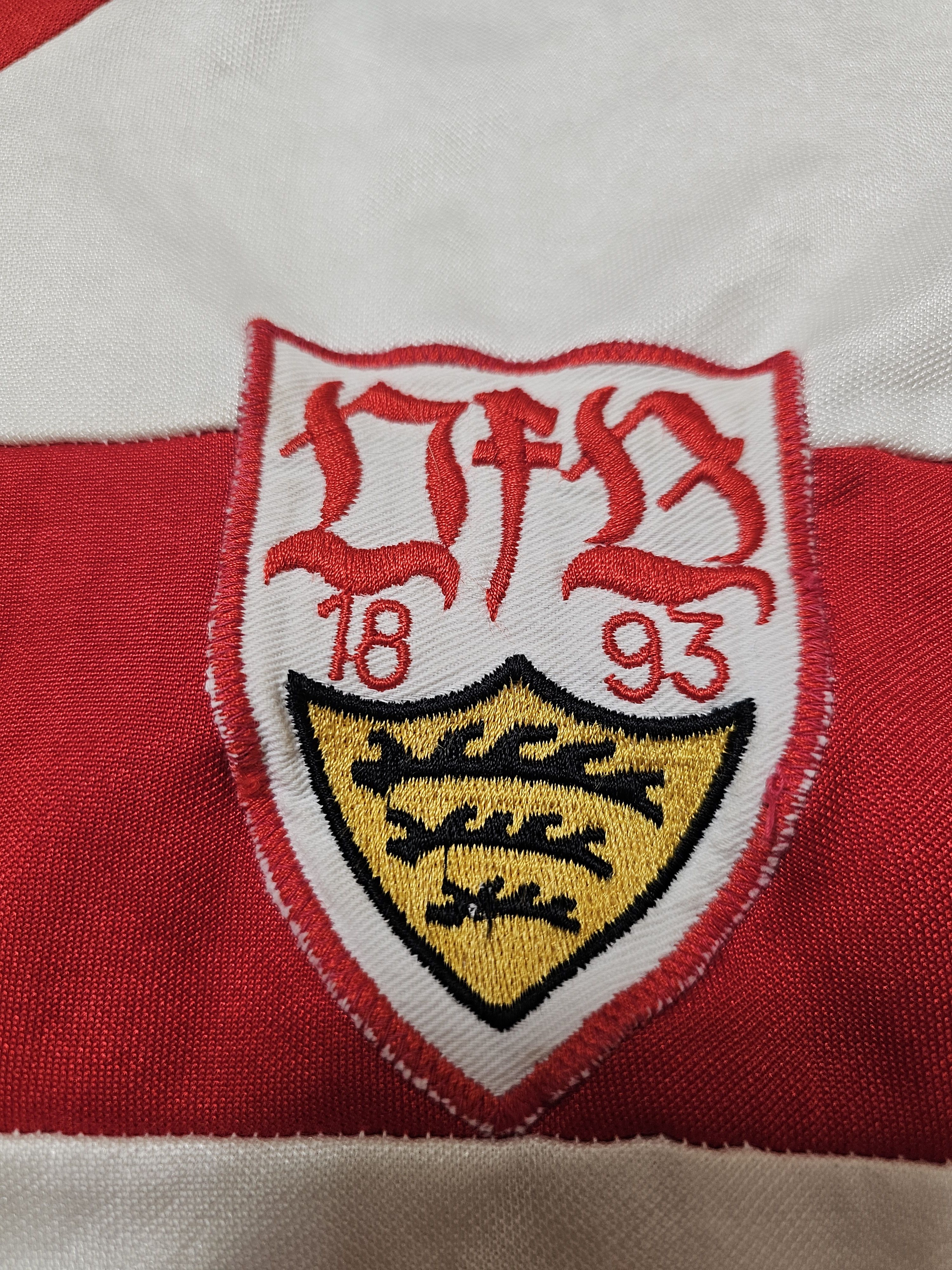 Erima × Vintage STUTTGART 1978 1980 HOME FOOTBALL SHIRT VINTAGE SOCCER Size US XS / EU 42 / 0 - 4 Thumbnail