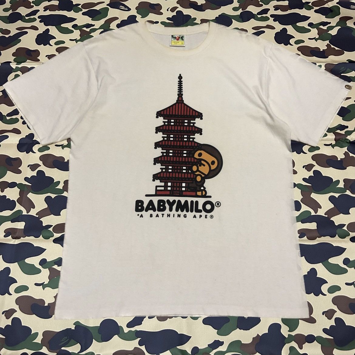 Bape BAPEXCLUSIVE Baby Milo Kyoto Tee Size US L / EU 52-54 / 3 - 1 Thumbnail