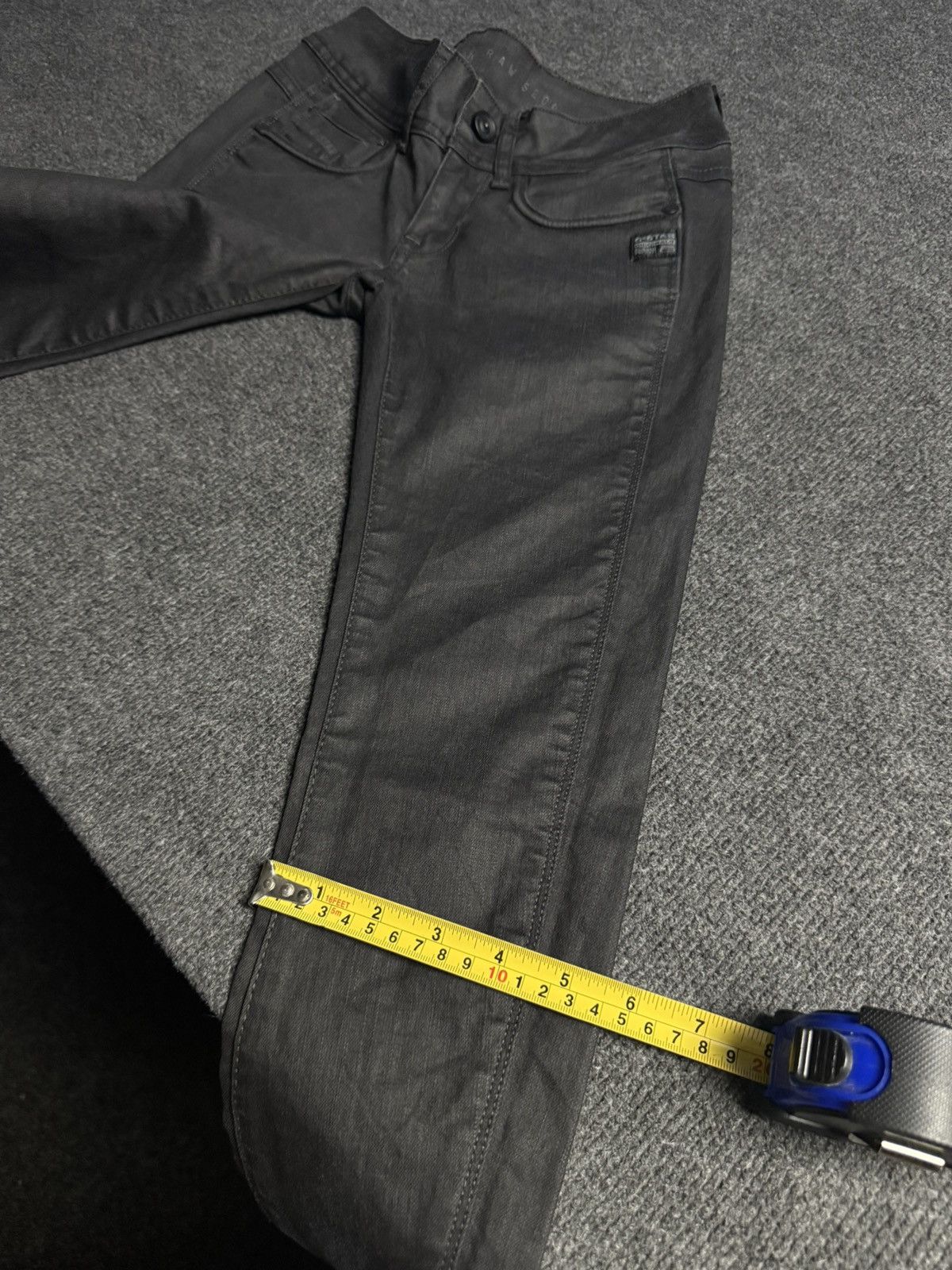 G-Star 00s Y2K G-Star RAW 5204 Avant Garde Opium Rock Skinny Jeans Size 23" - 21 Thumbnail