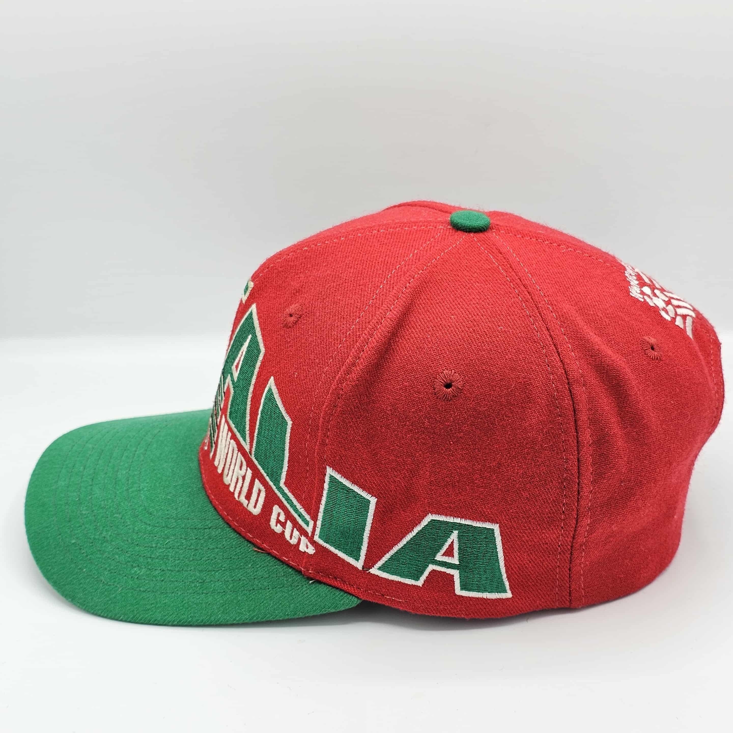 Apex One Italy Vintage 90s World Cup Soccer Snapback Hat Size ONE SIZE - 2 Thumbnail