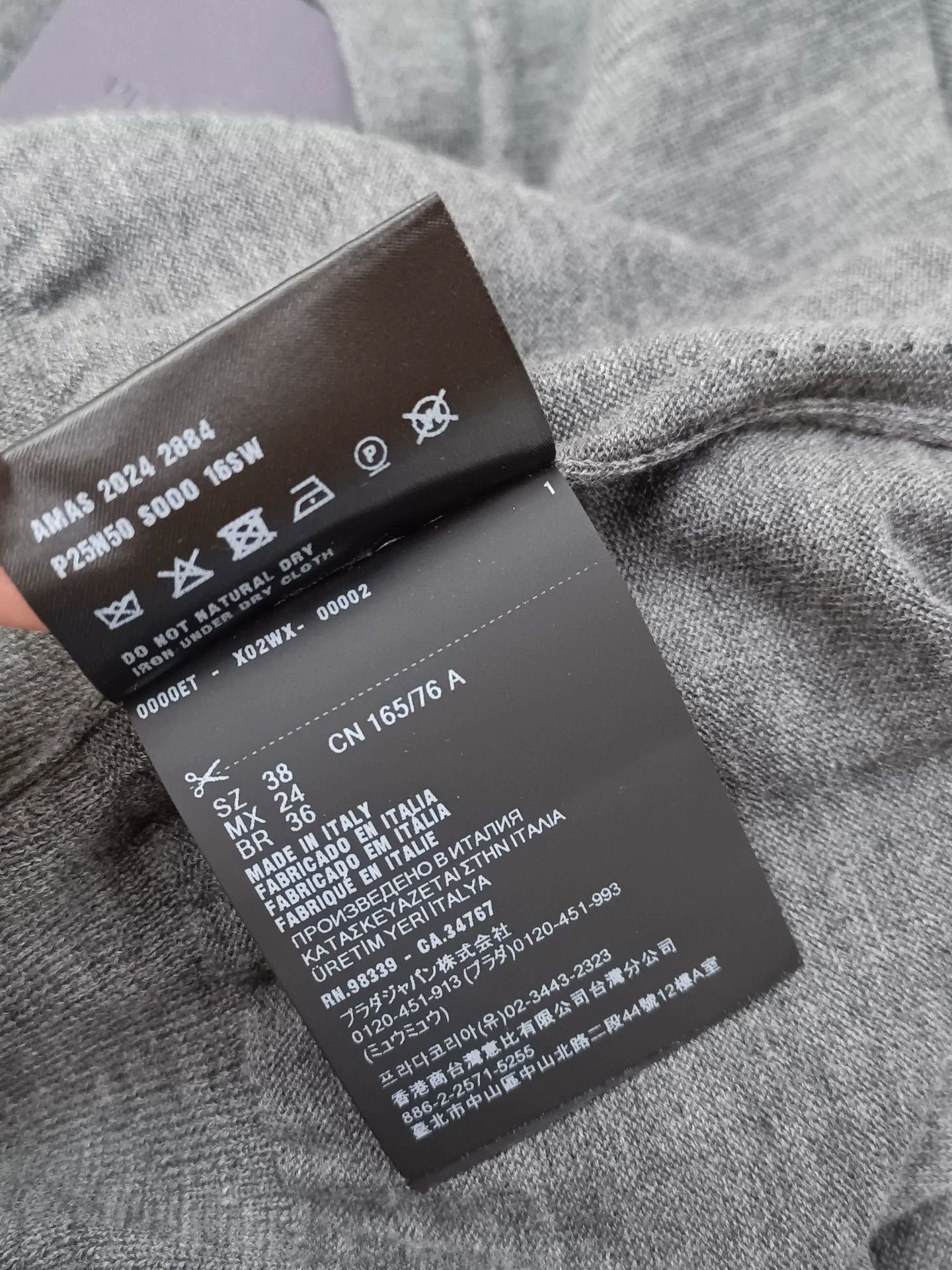 Prada Prada Women's Gray Wool Knit Cardigan Size 38 NWT Size XS / US 0-2 / IT 36-38 - 5 Thumbnail