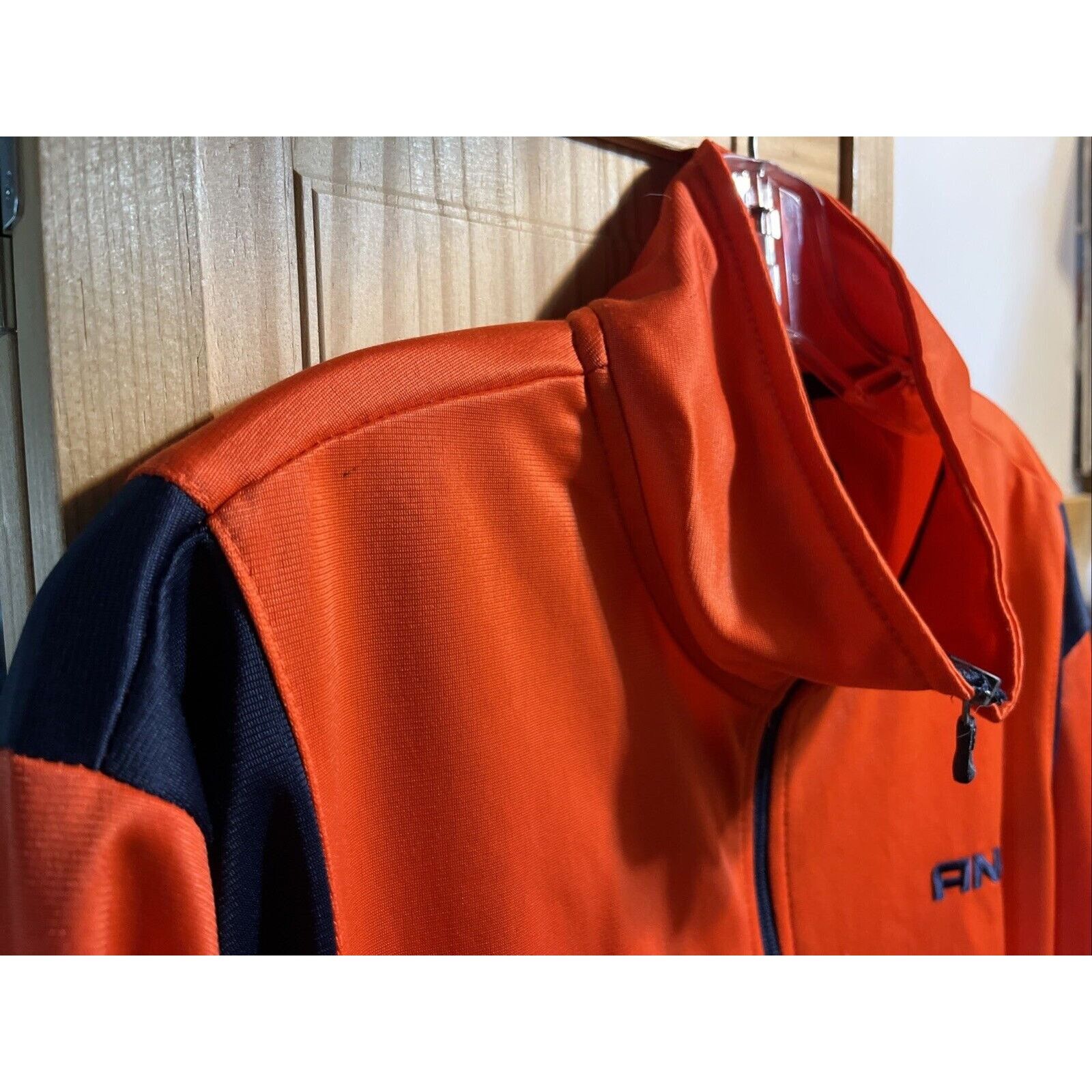 Other and1 basketball track jacket men’s XL orange zip Polyester Size US XL / EU 56 / 4 - 7 Thumbnail