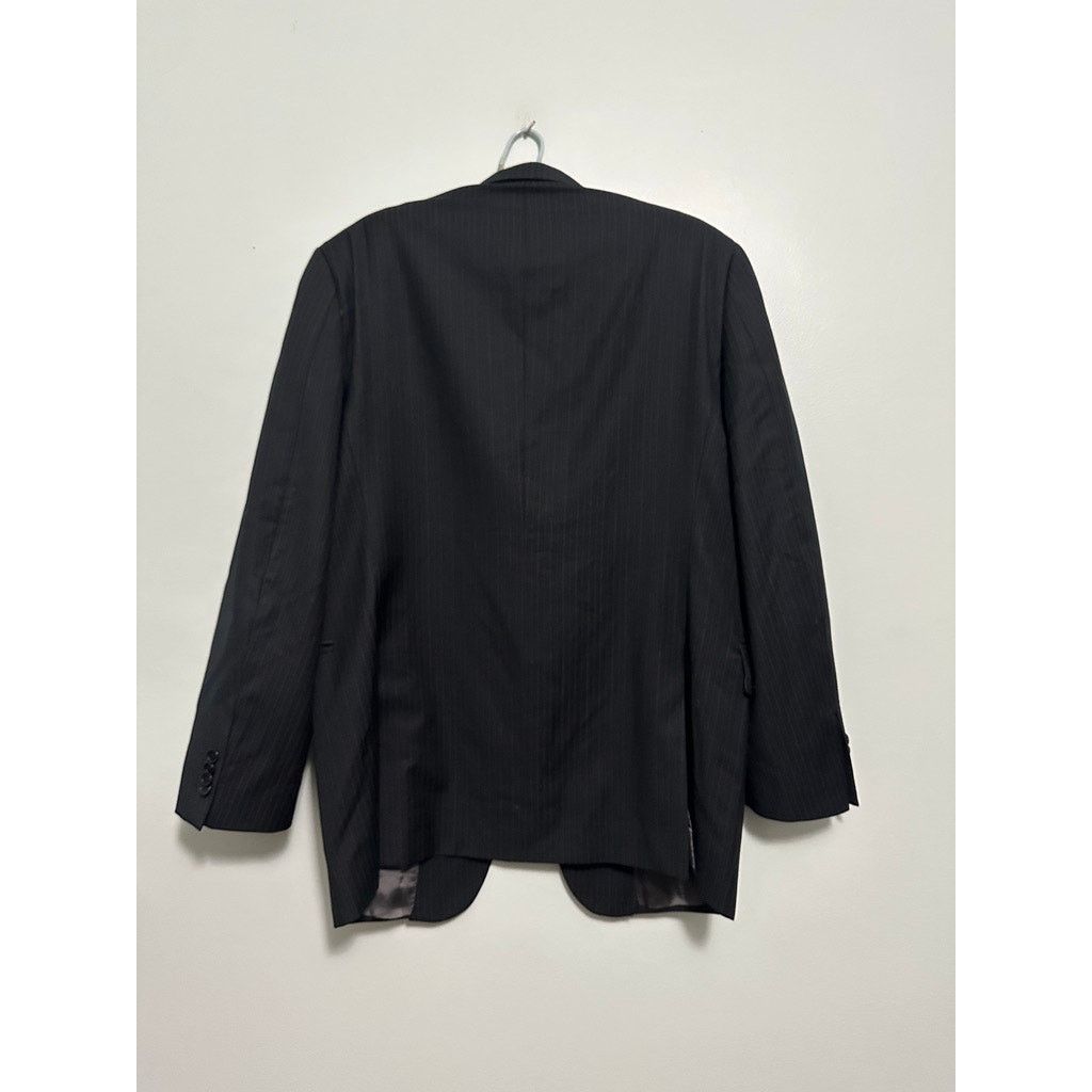 Calvin Klein Calvin Klein black pinstripe wool blazer size 40R Size 40R - 3 Thumbnail