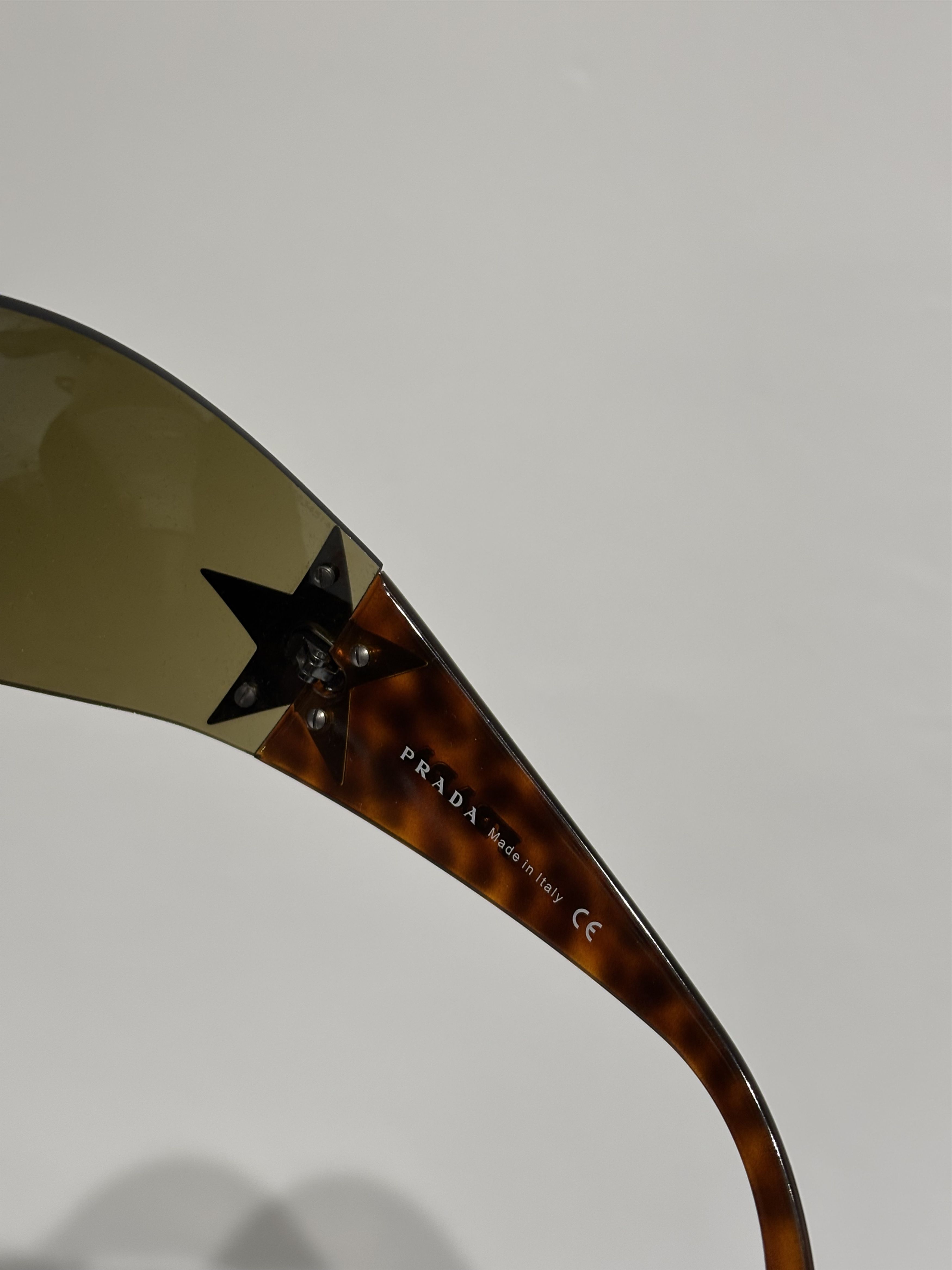Prada PRADA Sunglasses Star Rimless Sport Flame Vintage Size ONE SIZE - 5 Thumbnail