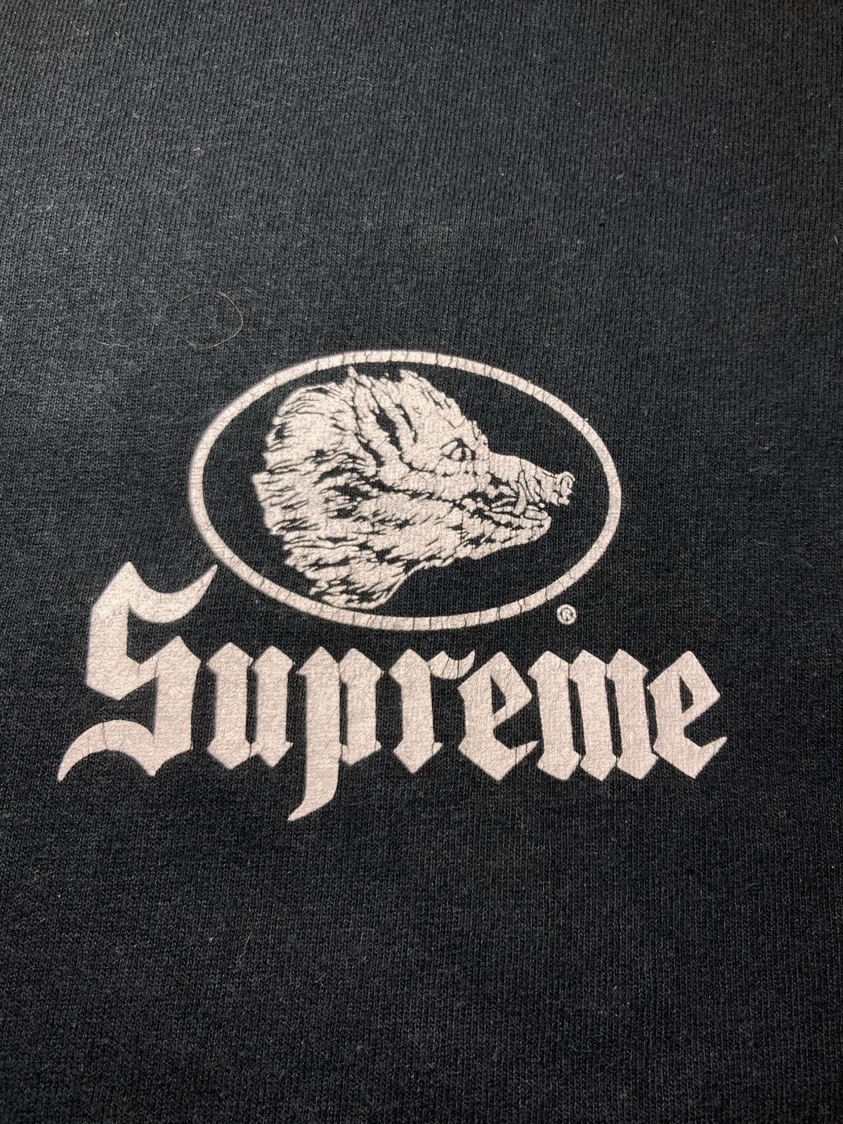Supreme 2005 Supreme Only The Strong Boar Head Pig Pork Gang 2000s Size US M / EU 48-50 / 2 - 4 Thumbnail