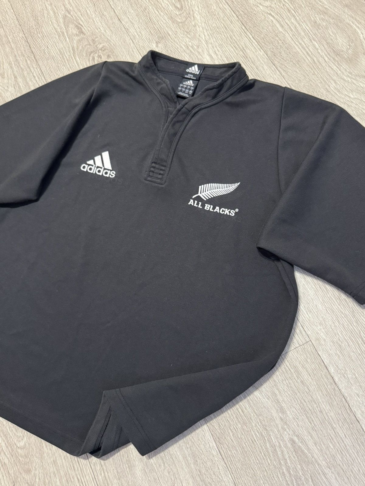 Adidas 🔷Vintage Adidas New Zeeland All Blacks 2003 Rugby Shirt🔷 Size US L / EU 52-54 / 3 - 2 Thumbnail