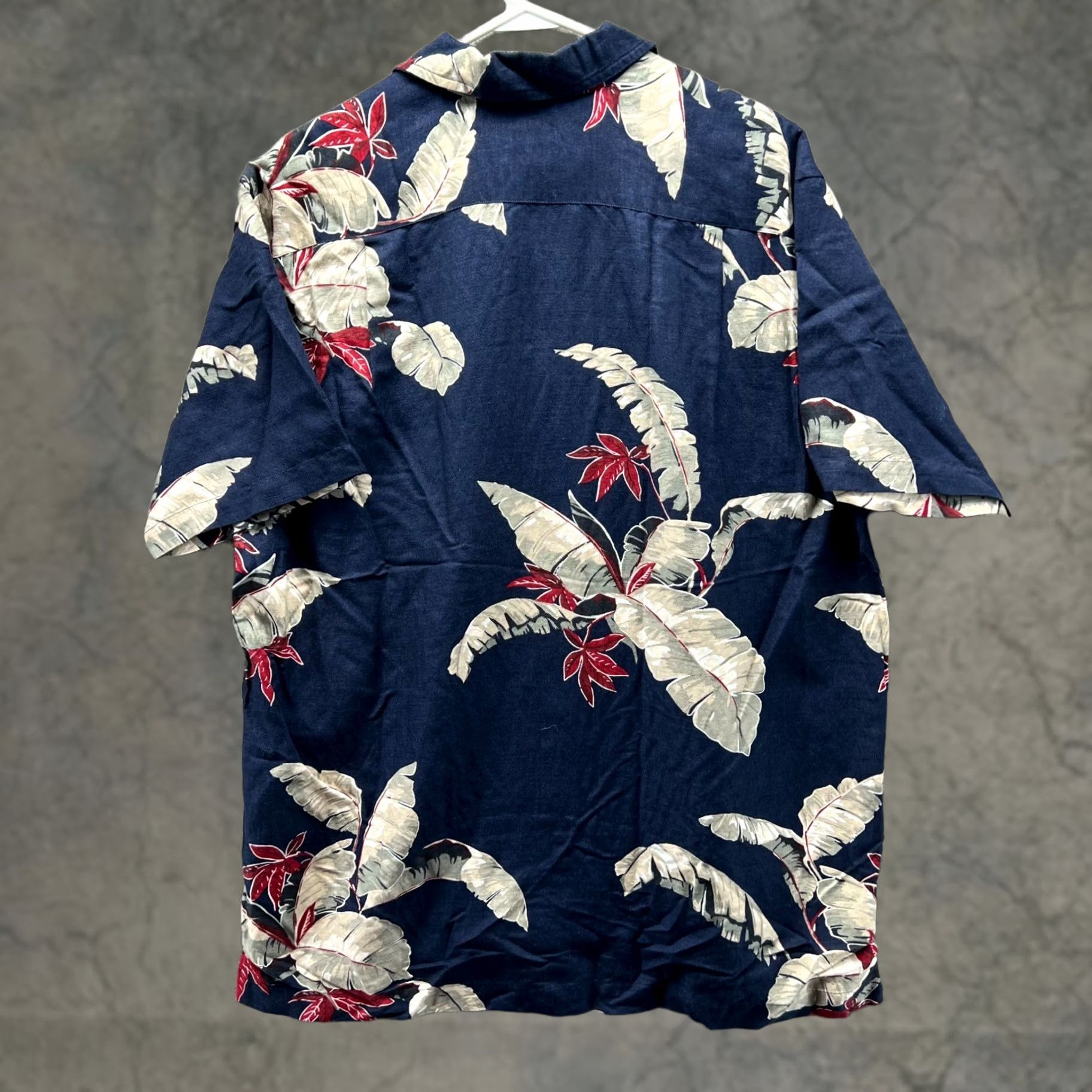 Nautica VINTAGE Nautica Shirt Mens Medium Blue Red Button Down Floral Linen Hawaiian Camp Vtg Size US M / EU 48-50 / 2 - 1 Thumbnail