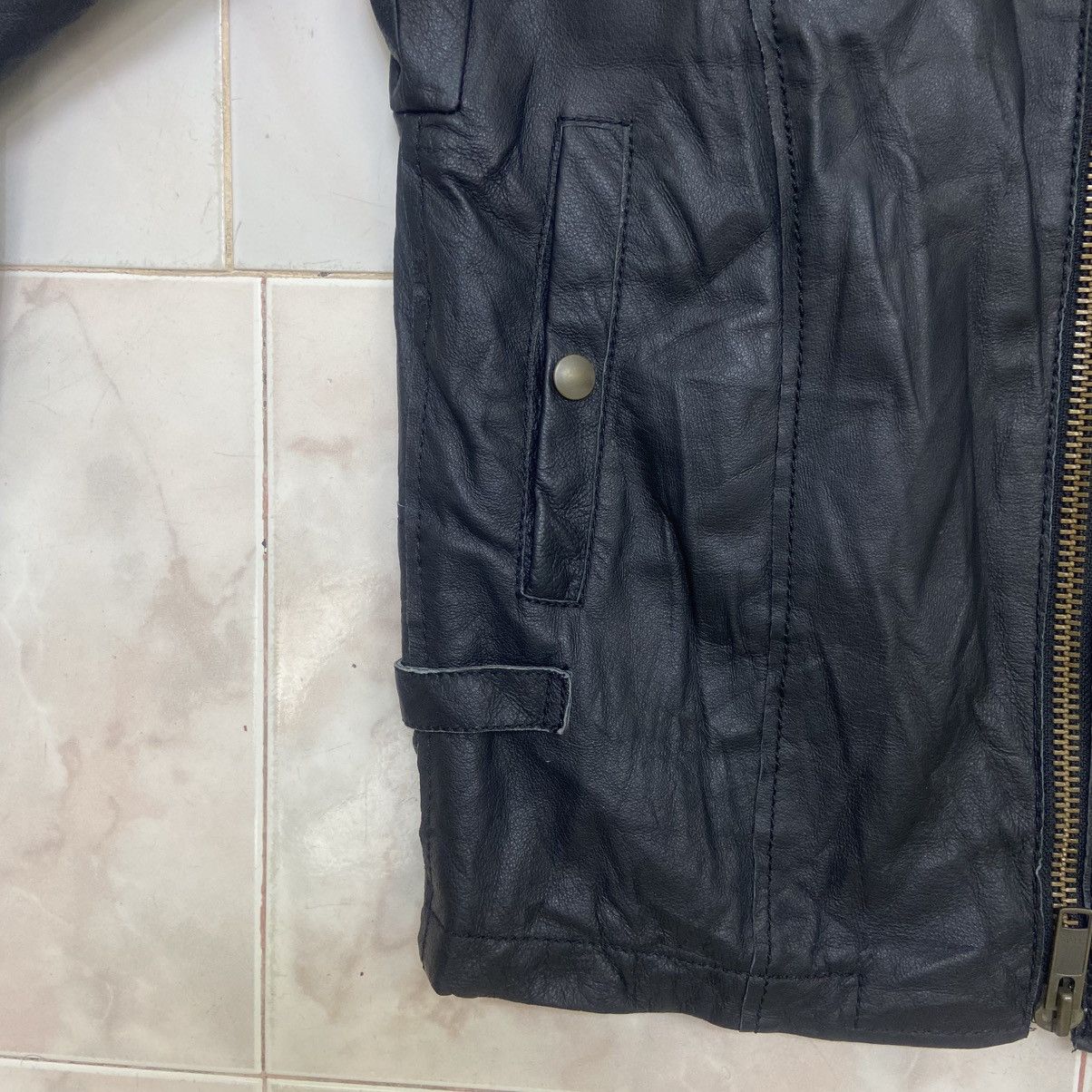 Japanese Brand Urban Functional On The Road Bikers Cafe Racer Leather Size US XS / EU 42 / 0 - 5 Thumbnail