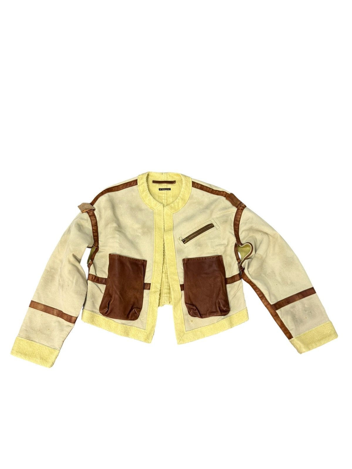 Kapital Shearling Look Kapital Crop Jacket Leather visvim aero 7🟩3 Size US XS / EU 42 / 0 - 1 Thumbnail