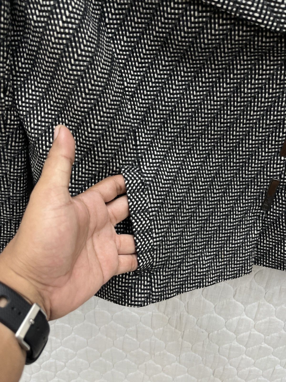 Chanel 🔥🔥🔥STEALS KARL LAGERFIELD CROPPED JACKET Size S / US 4 / IT 40 - 13 Thumbnail