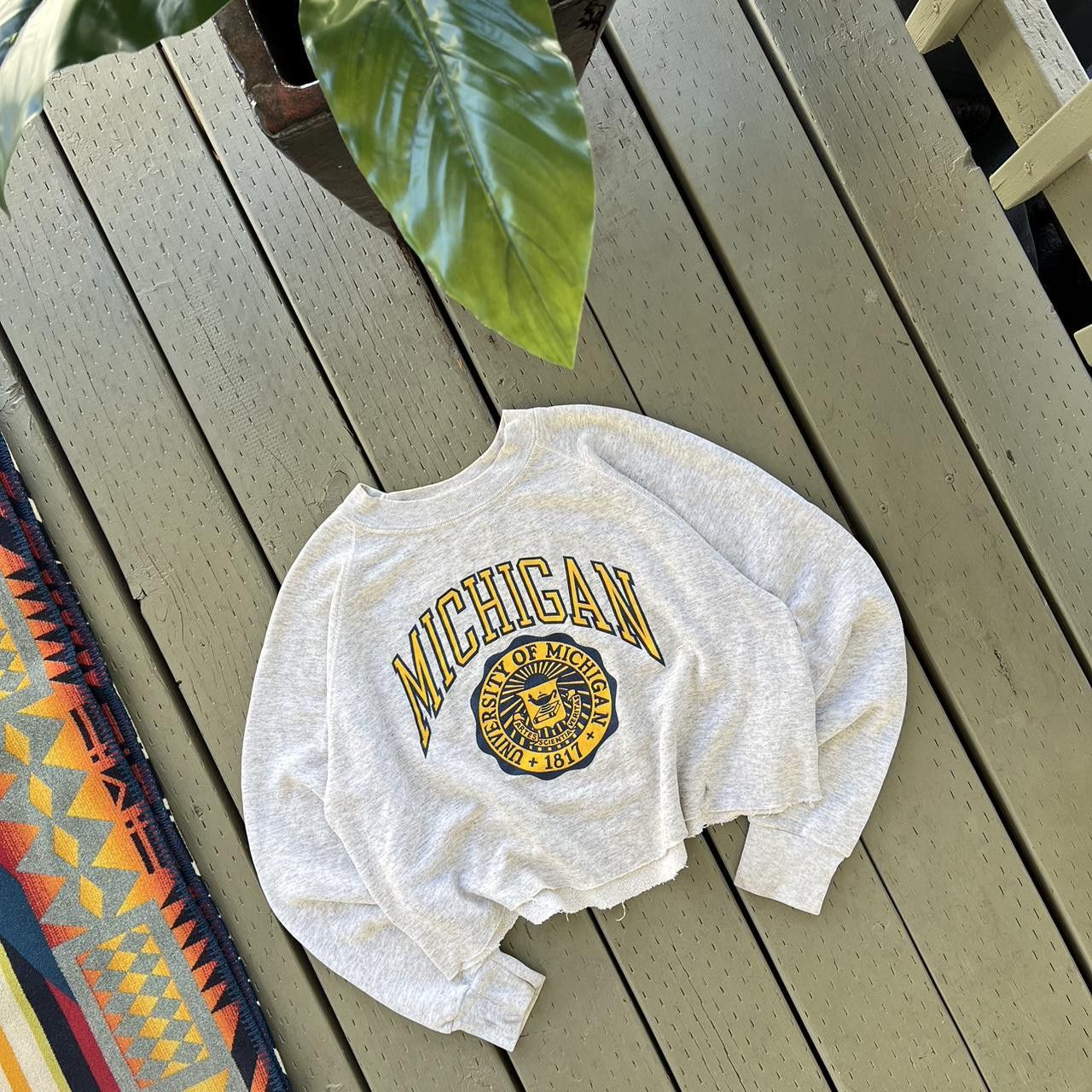 Vintage × Wolverine Vintage Michigan Wolverines Sweatshirts Size US S / EU 44-46 / 1 - 3 Thumbnail