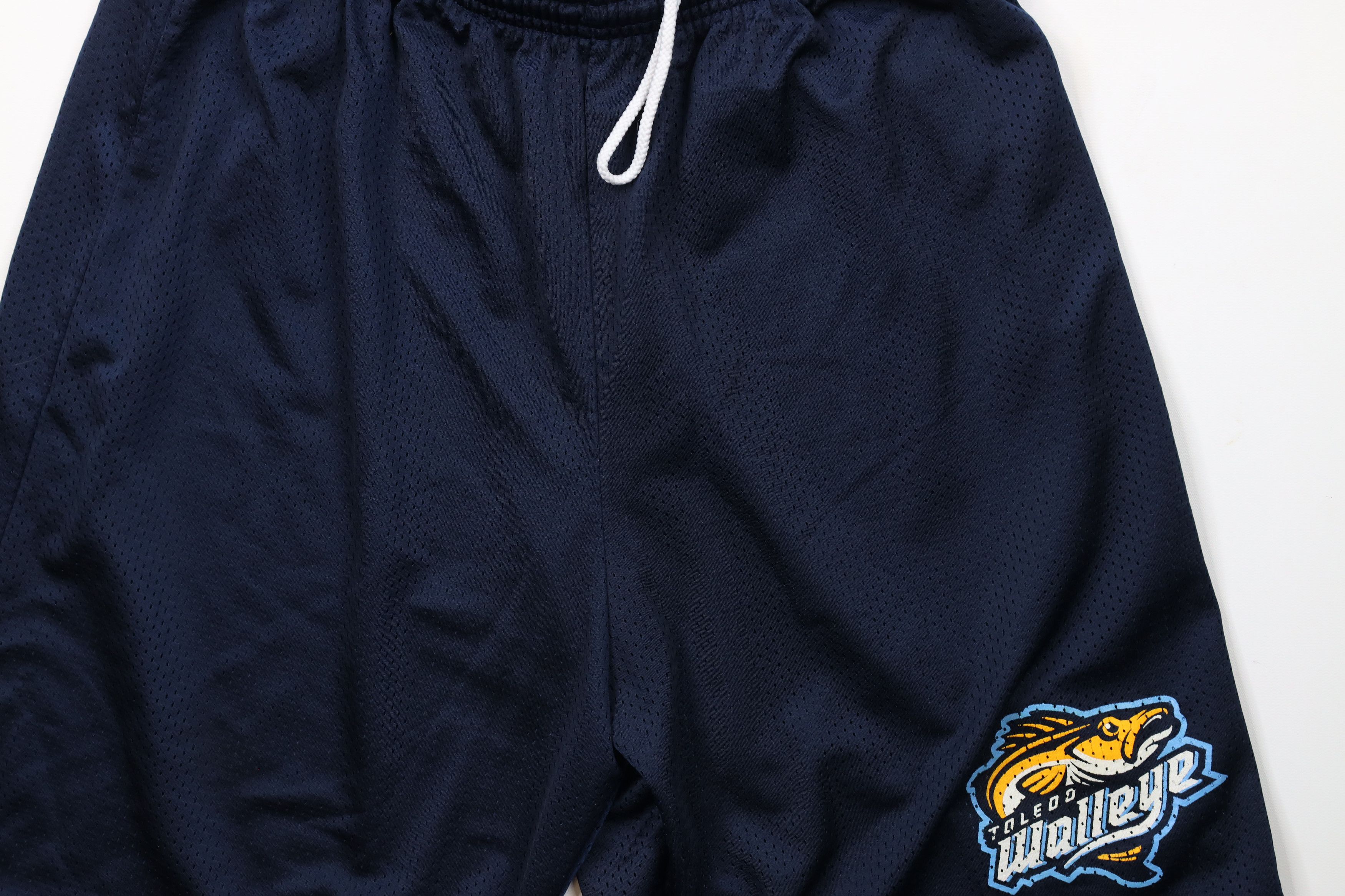 Vintage Vintage Toledo Walleye Hockey Mesh Shorts Polyester Blue Size US 36 / EU 52 - 3 Thumbnail