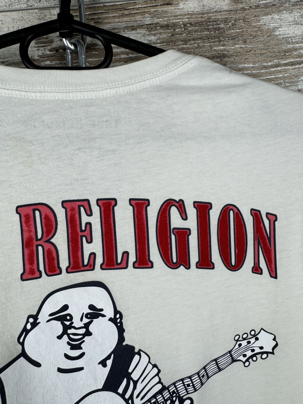 Japanese Brand × True Religion × Vintage Mens Vintage Distressed True Religion T-shirt rare y2k tee Size US L / EU 52-54 / 3 - 18 Thumbnail