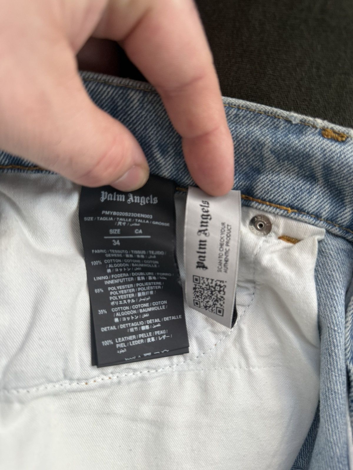 Palm Angels Palm Angels Jeans Size US 34 / EU 50 - 12 Thumbnail