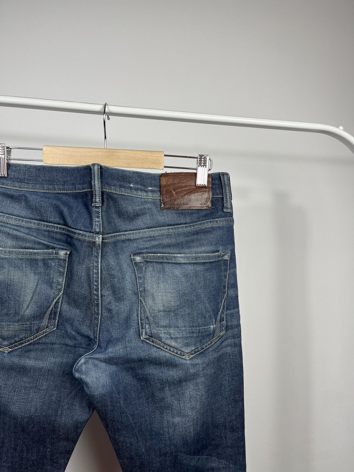 Allsaints AllSaints Slim Fit Blue Stretch Jeans Button Fly S size Size US 30 / EU 46 - 3 Thumbnail