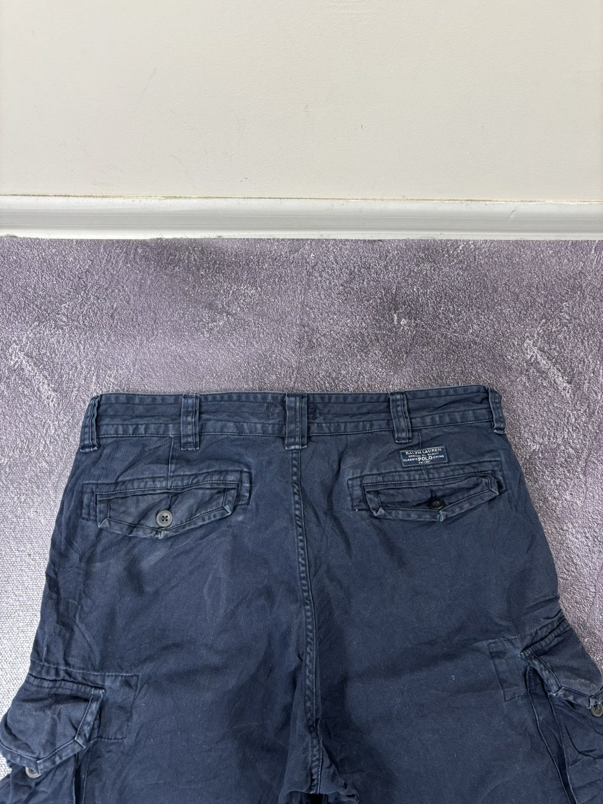 Polo Ralph Lauren Vintage Polo Ralph Lauren Y2K Military Style Cargo Shorts Size US 36 / EU 52 - 16 Thumbnail