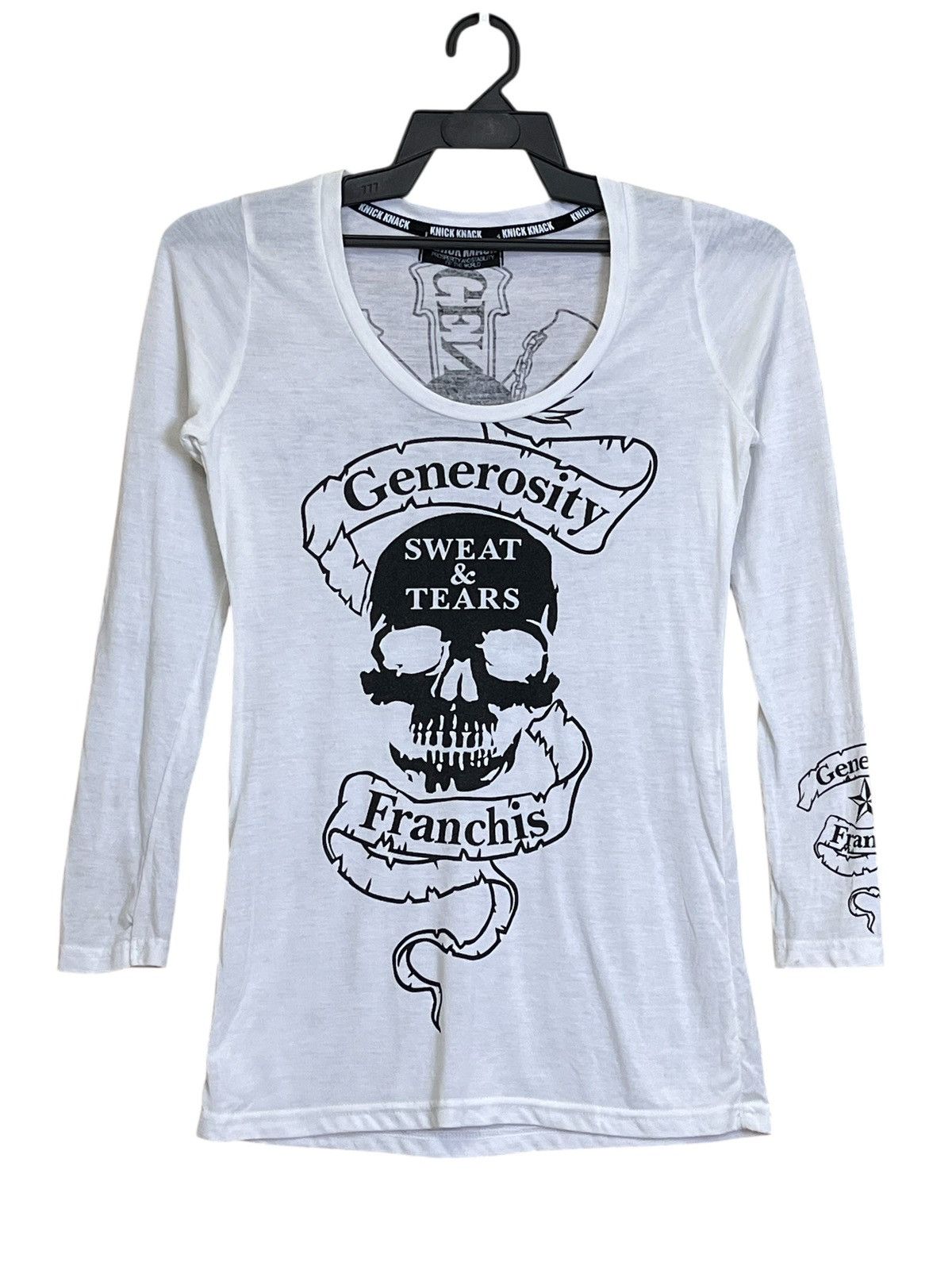 Japanese Brand Japanese cult GENEROSITY FRANCHIS by knick knack tee shirt Size US S / EU 44-46 / 1 - 2 Thumbnail