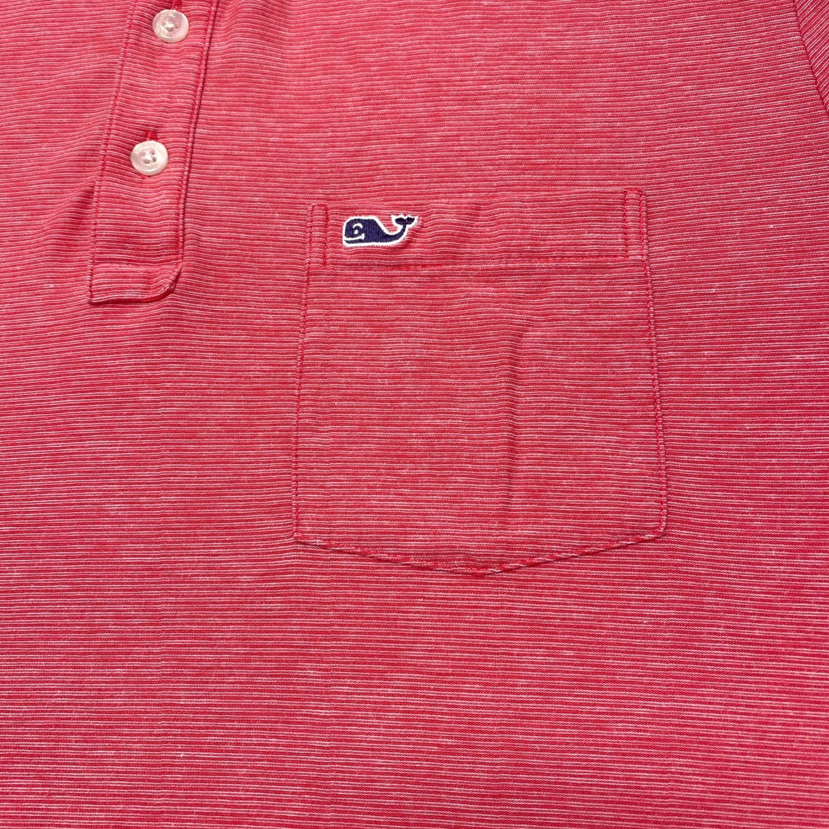Vineyard Vines Vineyard Vines Edgartown Polo Shirt Mens M Peach Short Sleeve Pocket Whale Polo Size US M / EU 48-50 / 2 - 3 Thumbnail