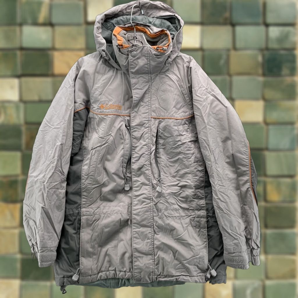 Etro VTG Columbia Jacket Small Gray Retro Gorpcore 90's Ski Sportswear Snow Outdoors - Columbia Sportswear Company - Men - Jacket - Gray - Small Size US S / EU 44-46 / 1 - 1 Thumbnail