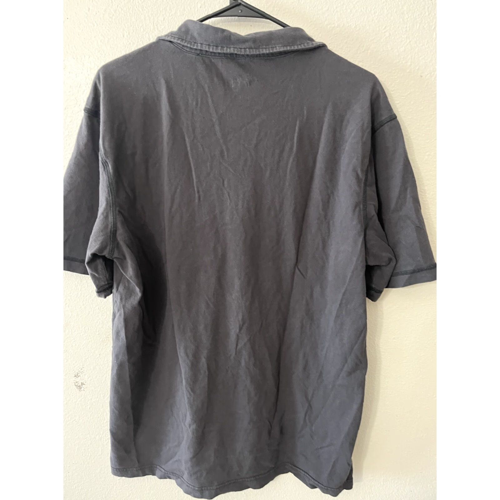 Wrangler VINTAGE Wrangler Polo Shirt Mens L Gray Knit Logo Short Sleeve Adult Large Gray Wrangler Polo Shirt Mens Large Gray Knit Logo Short Sleeve - Mens Size US L / EU 52-54 / 3 - 2 Thumbnail